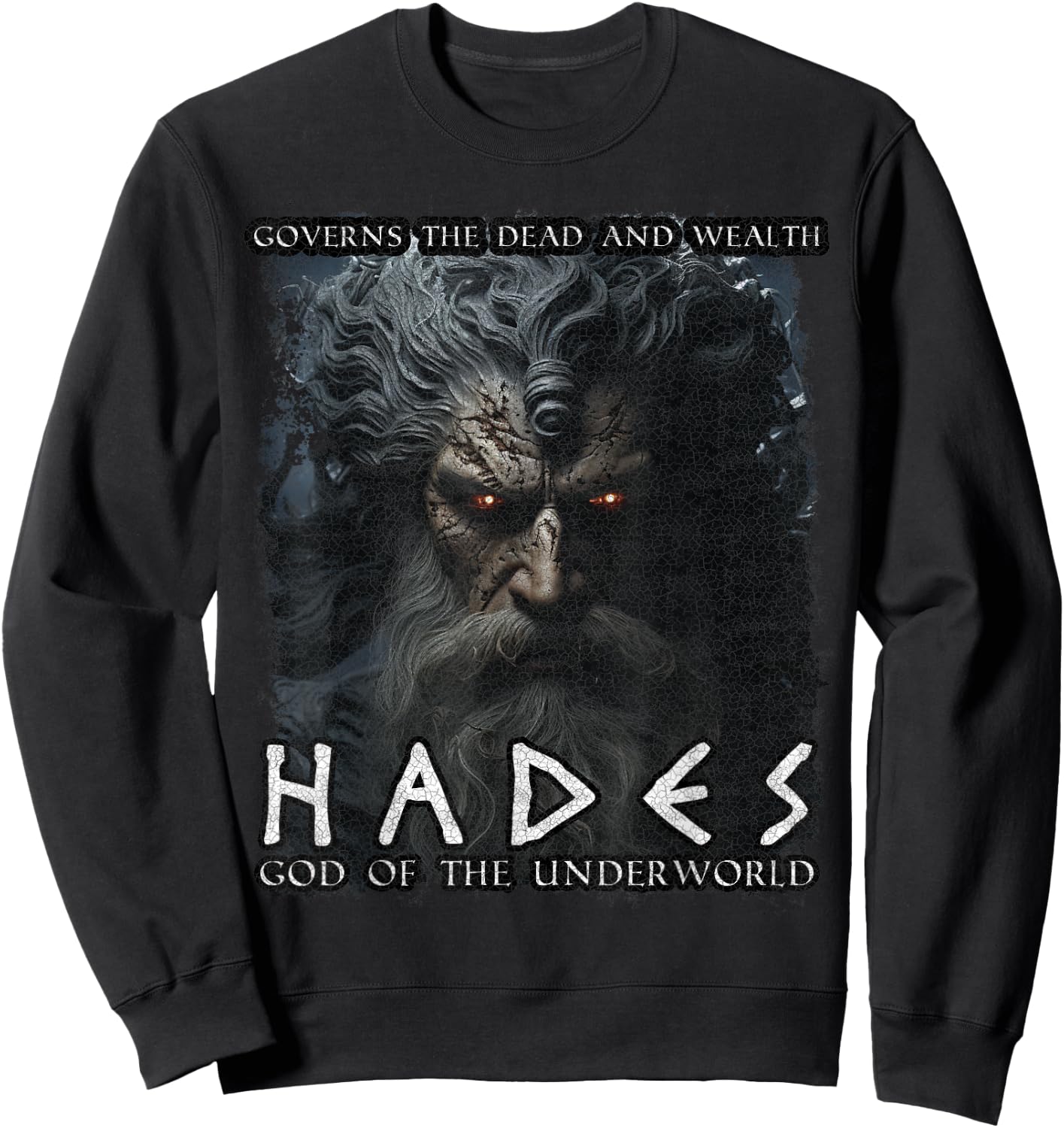 Greek Mythology God Hades Sweatshirt - Sweatshirt | Black
