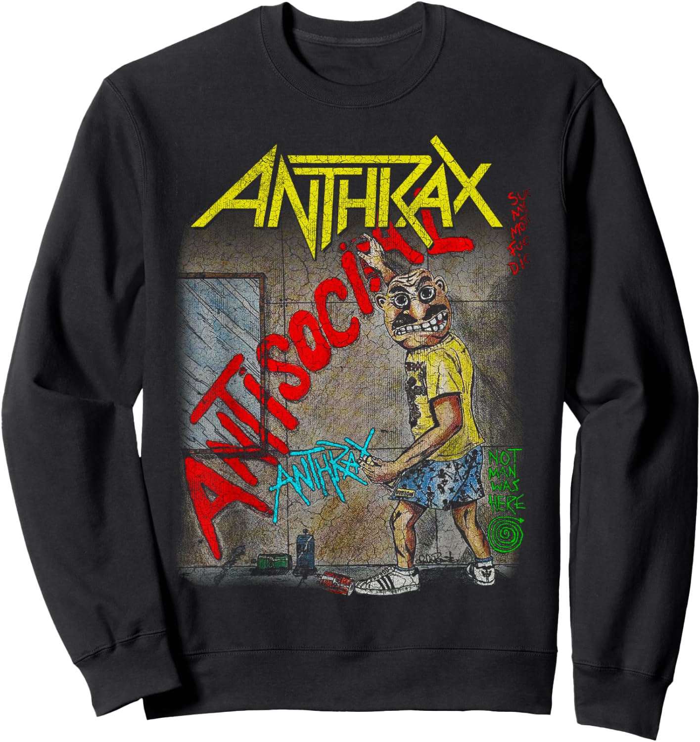 Anthrax – Antisocial Sweatshirt - Sweatshirt | Black