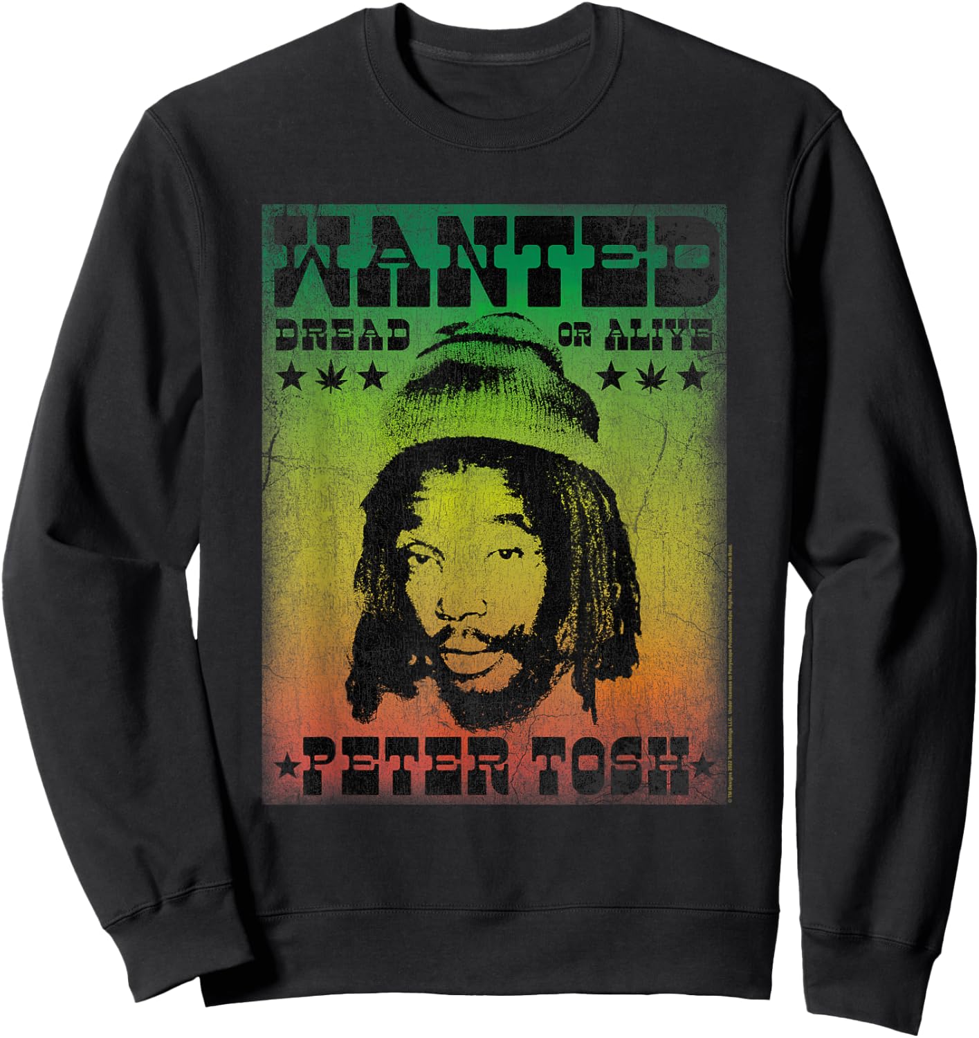 Peter Tosh Dread or Alive Sweatshirt - Sweatshirt | Black