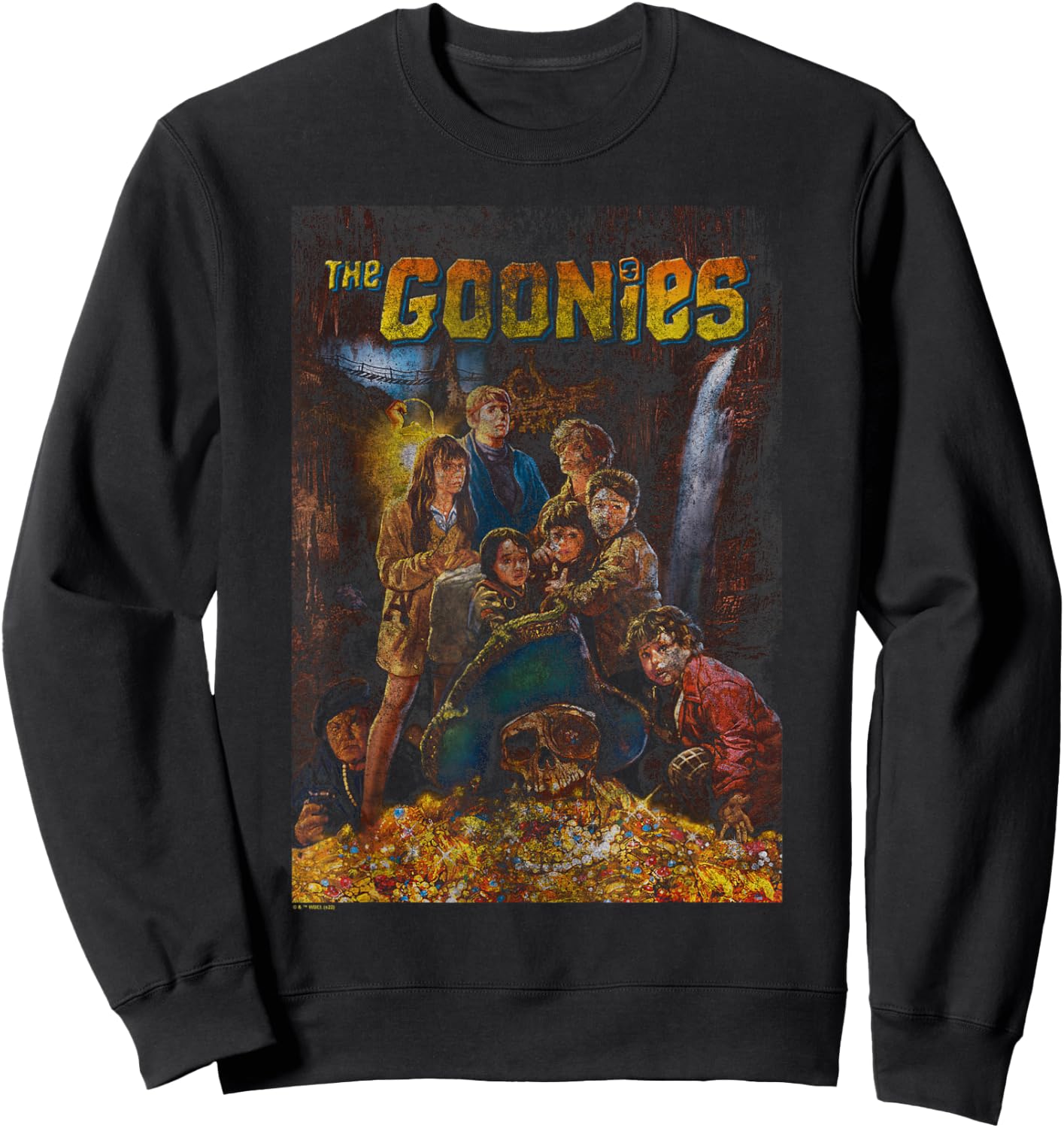 The Goonies Poster Sweatshirt - Sweatshirt | Black