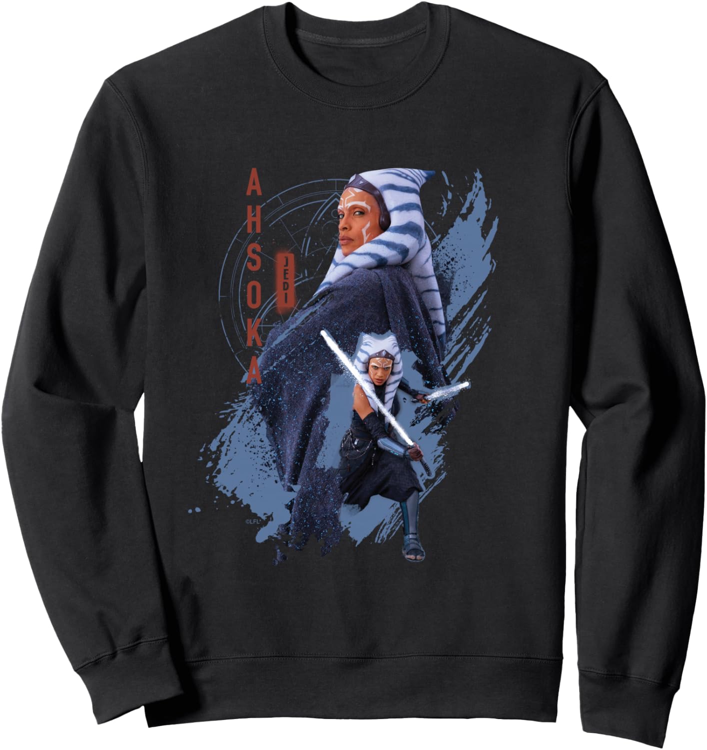 Star Wars Ahsoka Tano Jedi Ready Disney+ Sweatshirt - Sweatshirt | Black