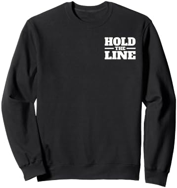 Hold the Line Sweatshirt - Sweatshirt | Black