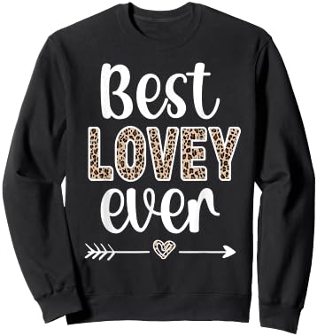 Best Lovey | Lovey Grandmother Appreciation Lovey Grandma Sweatshirt - Sweatshirt | Black