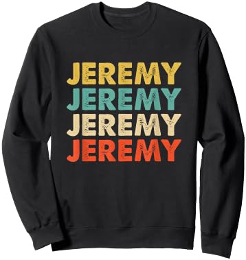 Jeremy Name Sweatshirt - Sweatshirt | Black