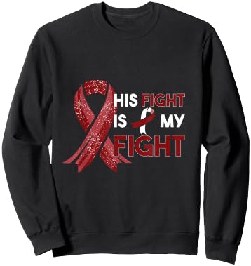 Throat Cancer Ribbon Throat Cancer Awareness - Black - -Adults - Small - - Short Sleeve Sweatshirt - Sweatshirt | Black