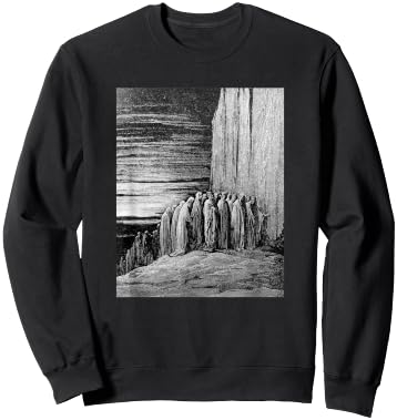 Gustave Doré - Purgatorio, The Crowd of Lazy #2 - Dante Sweatshirt - Sweatshirt | Black