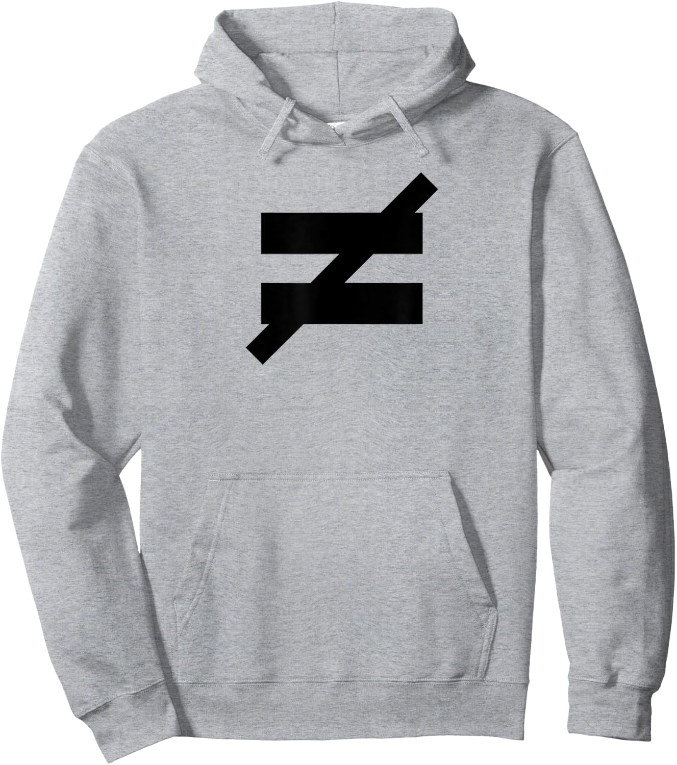 Not Equal - Sign Hoodie - Hoodie | Ash