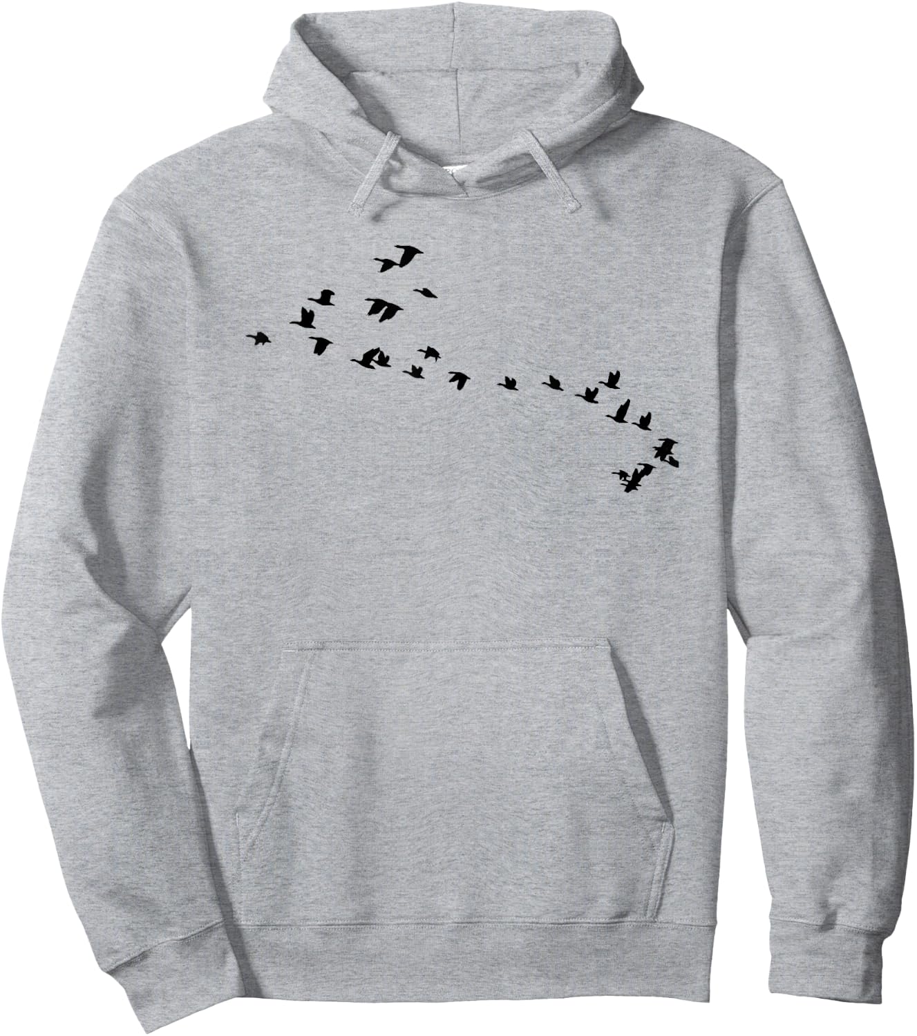 Flock of Birds Hoodie - Hoodie | Ash