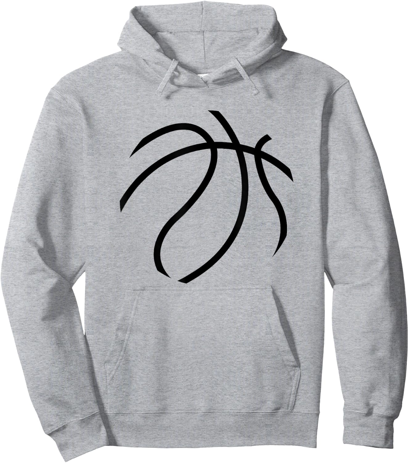 Threadrock -Kids & Adults Basketball Halloween , Orange, Small, Short Sleeve Hoodie - Hoodie | Ash