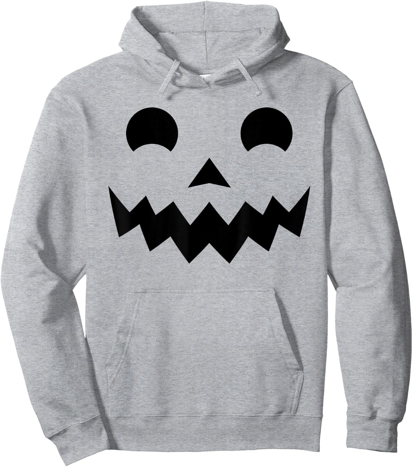 Jack O Lantern Jackolantern Pumpkin Face Funny Halloween Hoodie - Hoodie | Ash