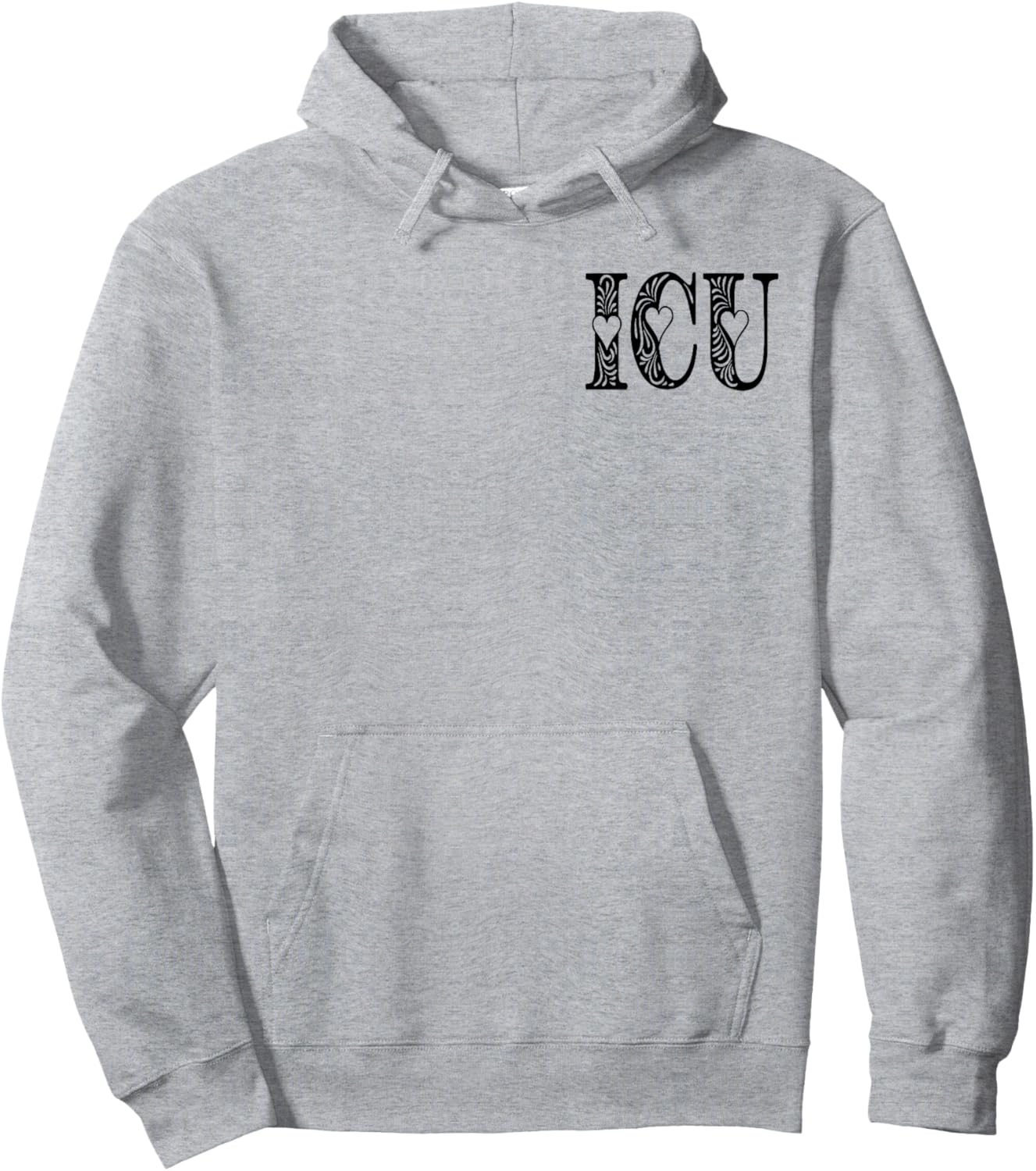 ICU Nurse Intensive Care Unit Nurse Nursing Critical Care Hoodie - Hoodie | Ash