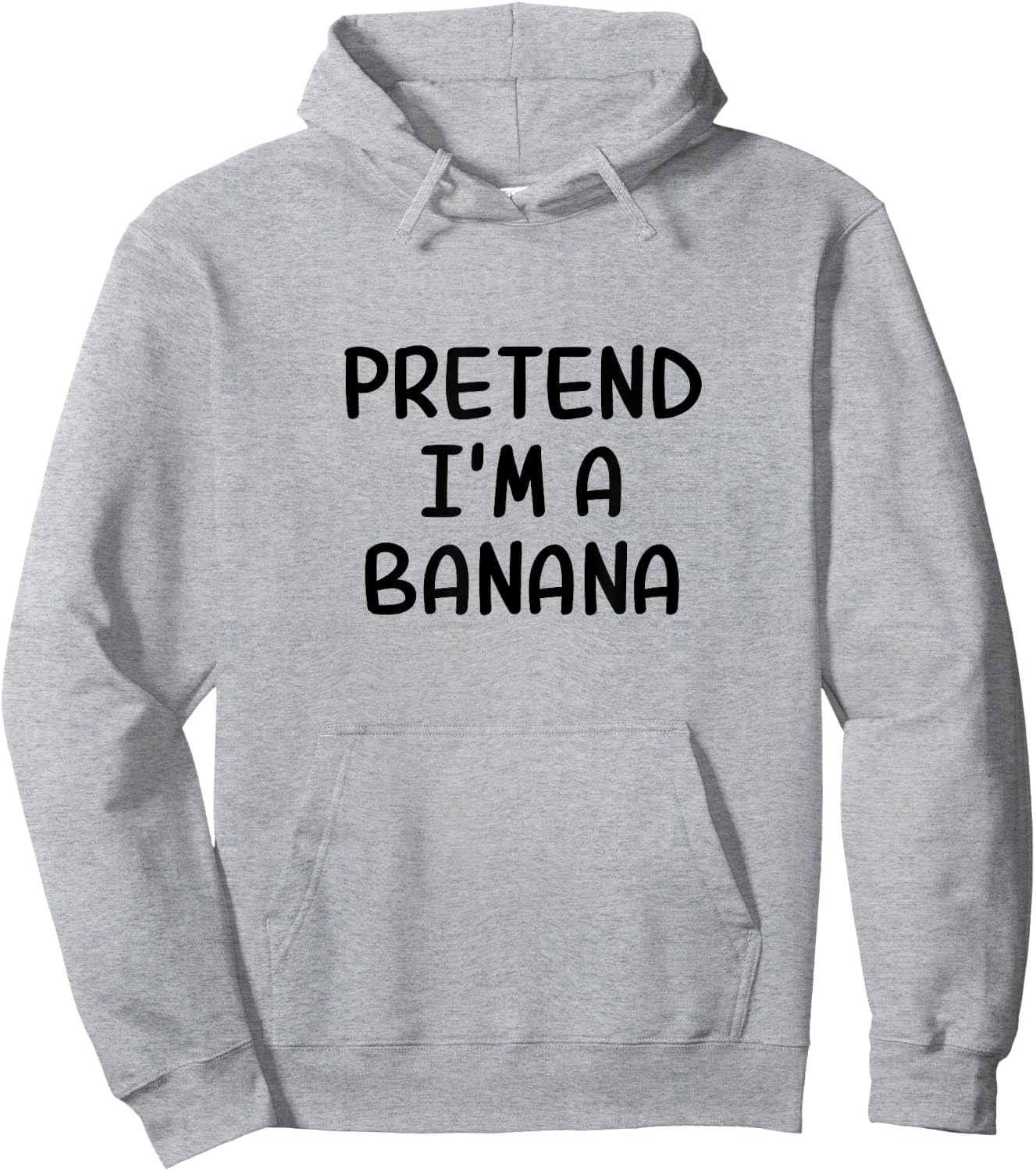 Funny Halloween Party Xmas Lazy Pretend I'm a Banana Hoodie - Hoodie | Ash