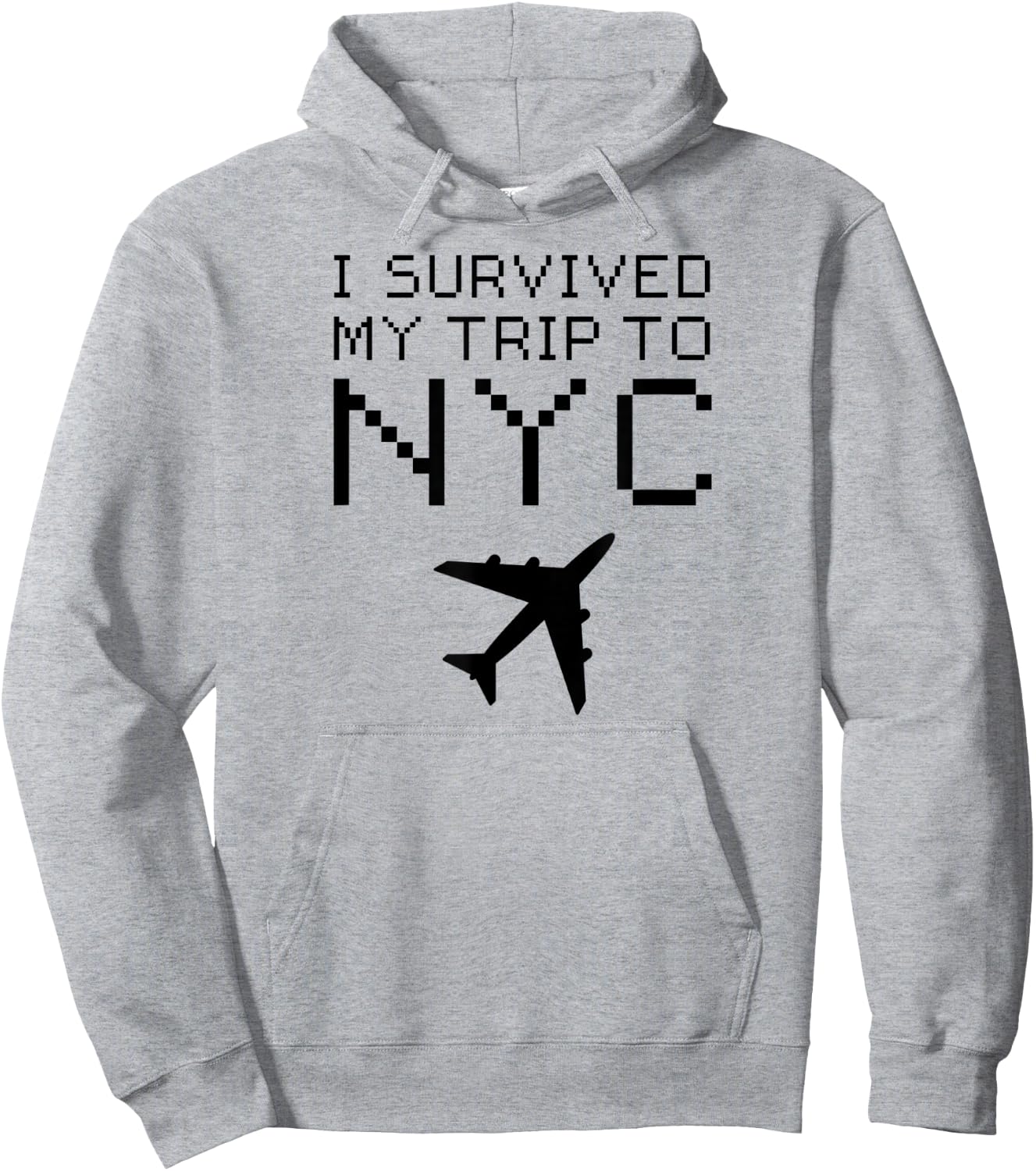 I Survived My Trip To NYC New York I Love NY Brooklyn Travel Women Kids Hoodie - Hoodie | Ash