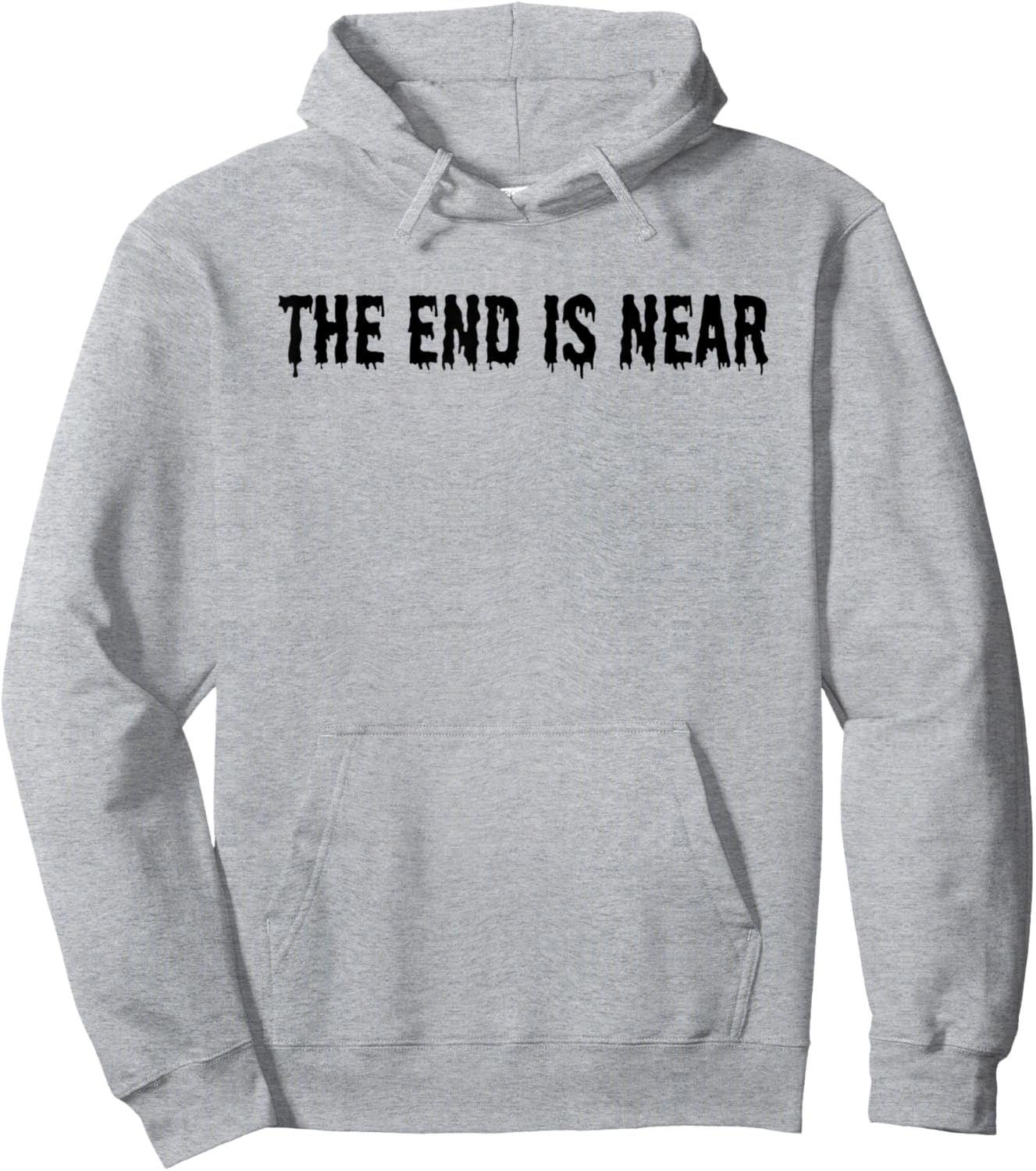 The End Is Near - Alien Abduction UFO Halloween Creepy Scary Hoodie - Hoodie | Ash