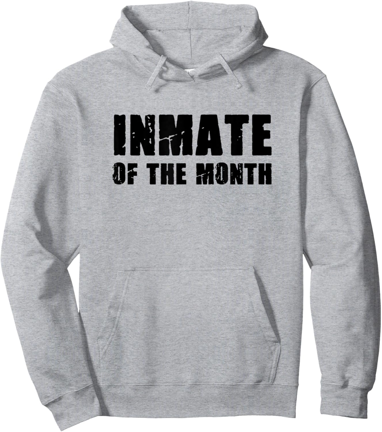 Prisoner Costume Prison Inmate of the Month County Jail Hoodie - Hoodie | Ash