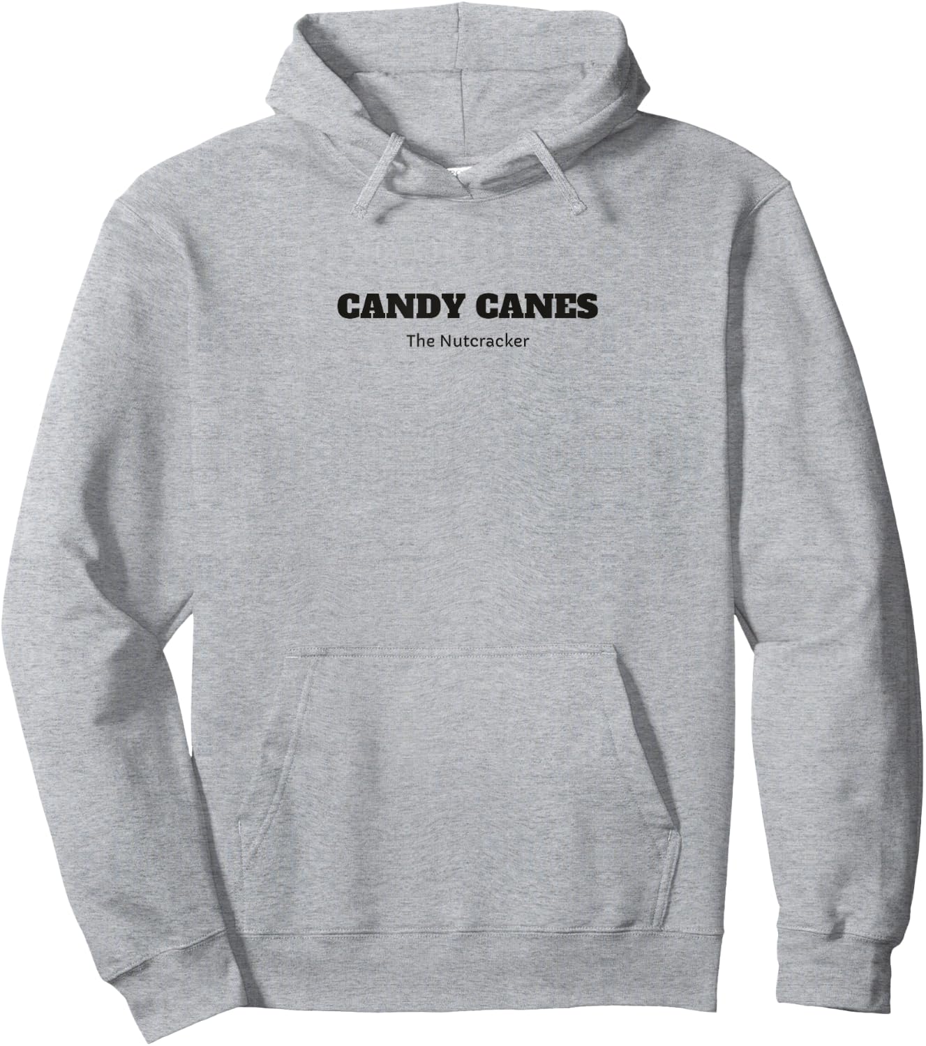 CANDY CANES HOOPS NUTCRACKER Christmas Ballet Dancer Graphic Hoodie - Hoodie | Ash