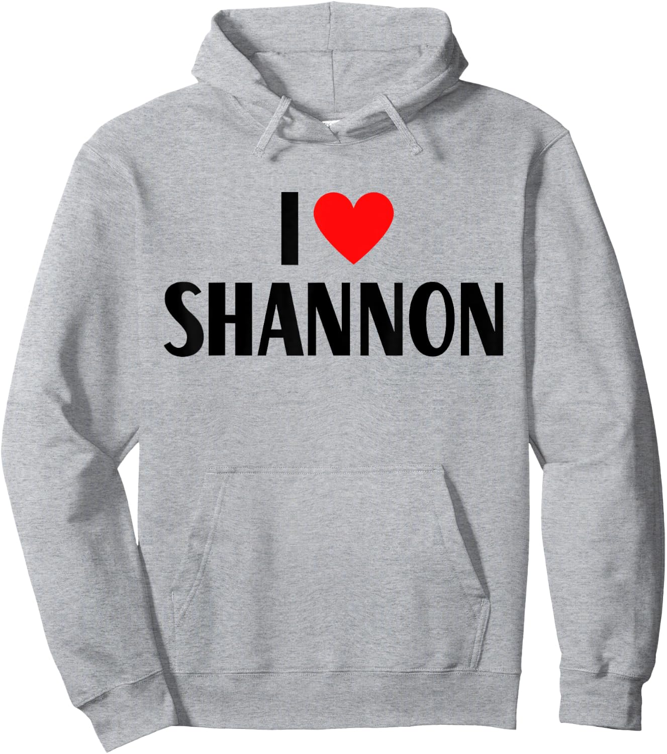 I Love Shannon First Name - I Heart Shannon Hoodie - Hoodie | Ash