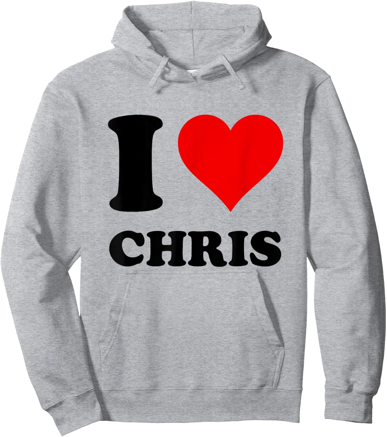 I Love Chris Hoodie - Hoodie | Ash