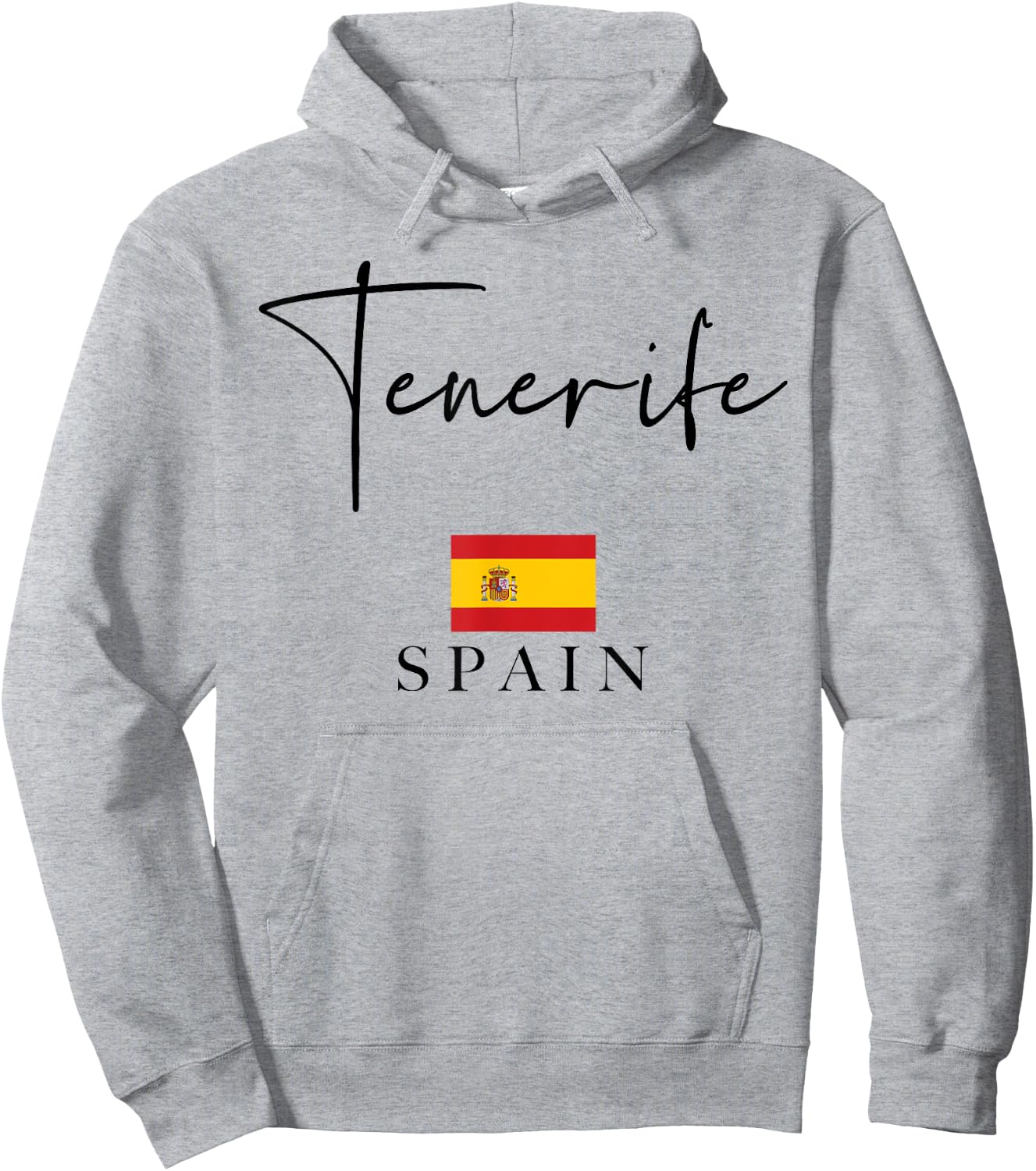 Canary Islands Flag Vacation - Island Tenerife Hoodie - Hoodie | Ash