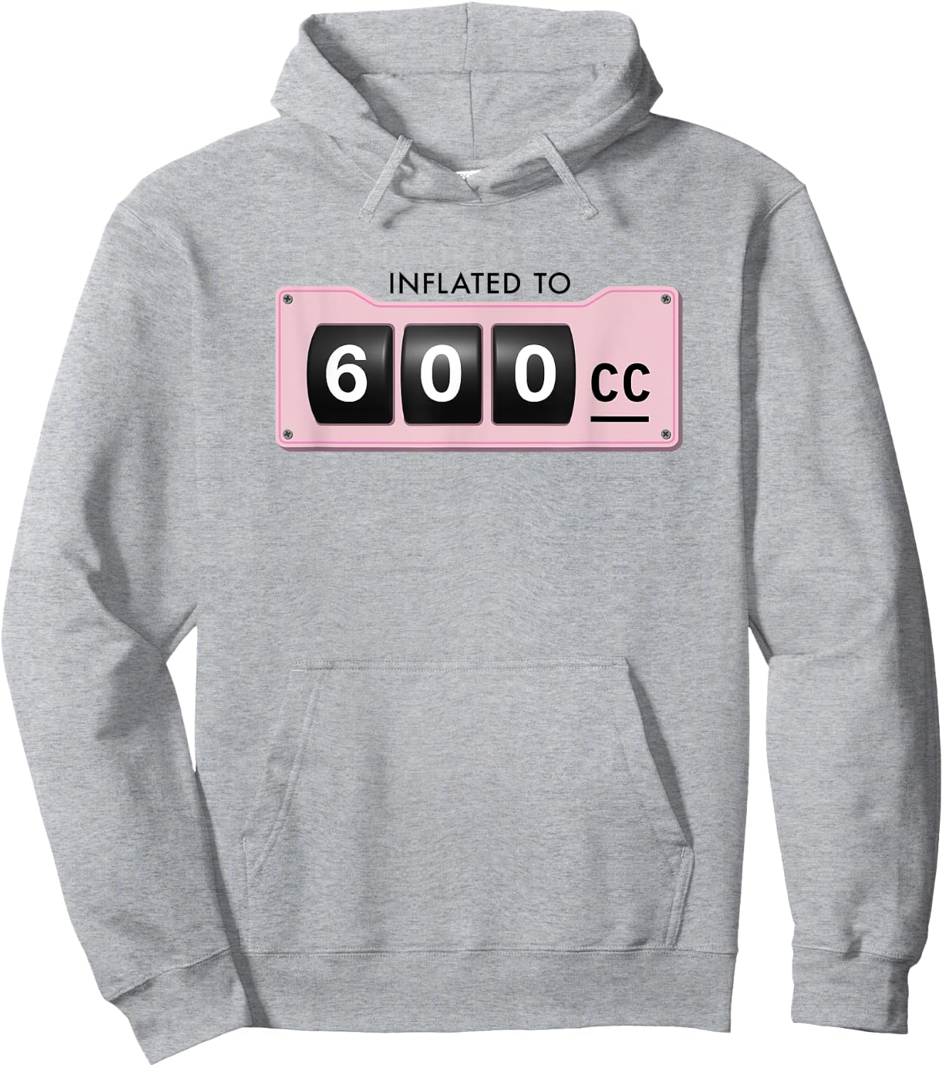 Breast Implants 600cc Breast Augmentation Big Boobs Hoodie - Hoodie | Ash