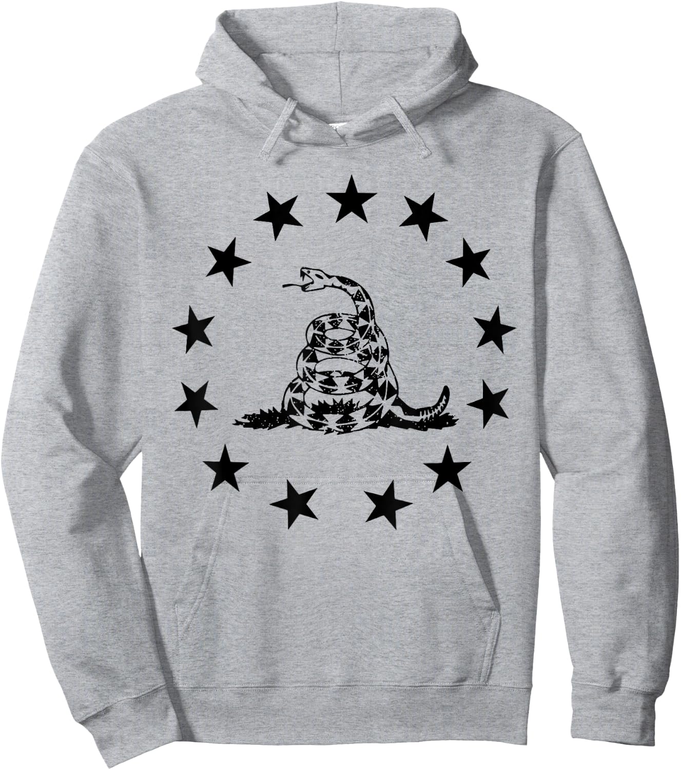 Betsy Ross Gadsden Flag Hoodie - Hoodie | Ash