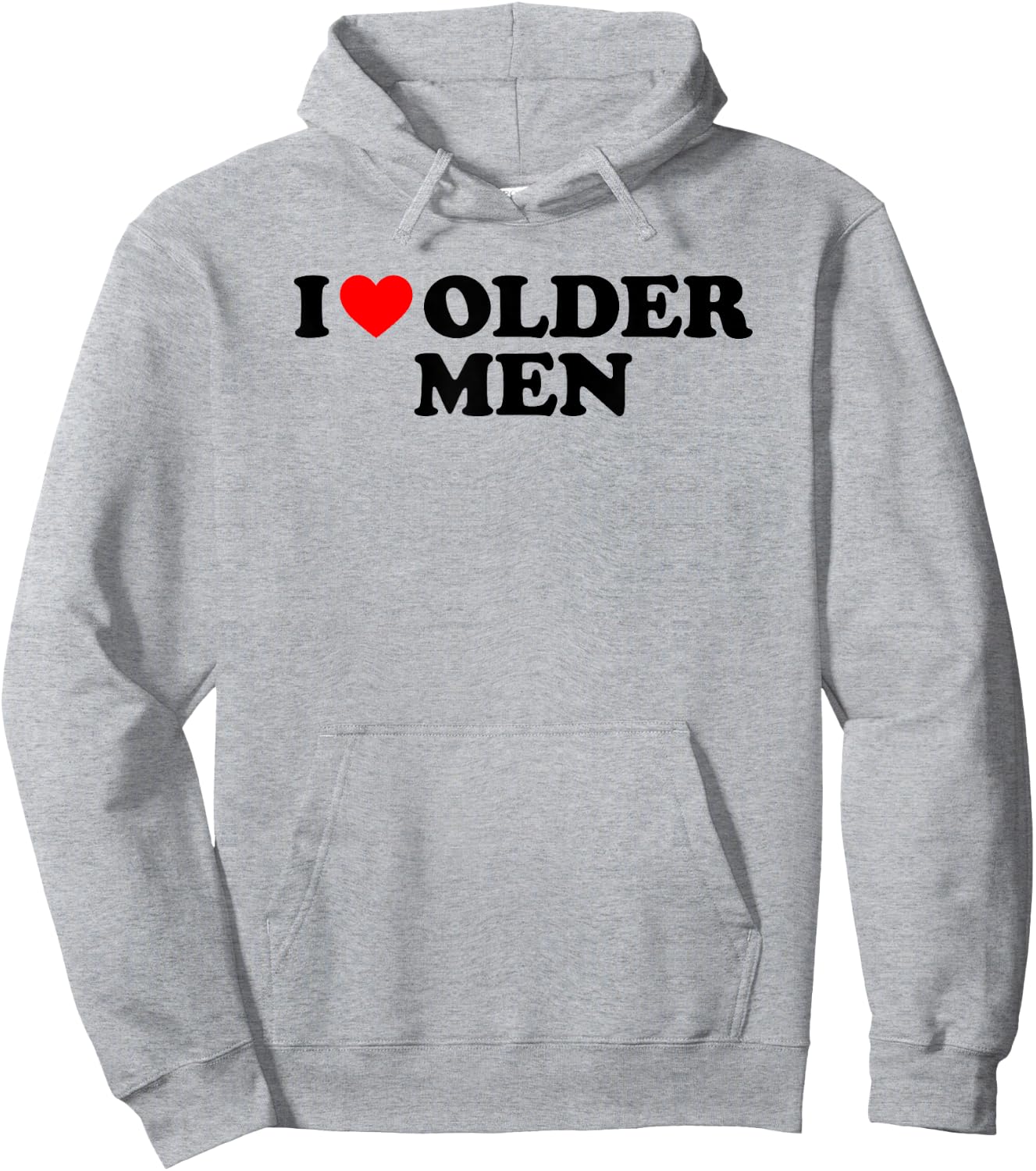 I Love Older Men Hoodie - Hoodie | Ash