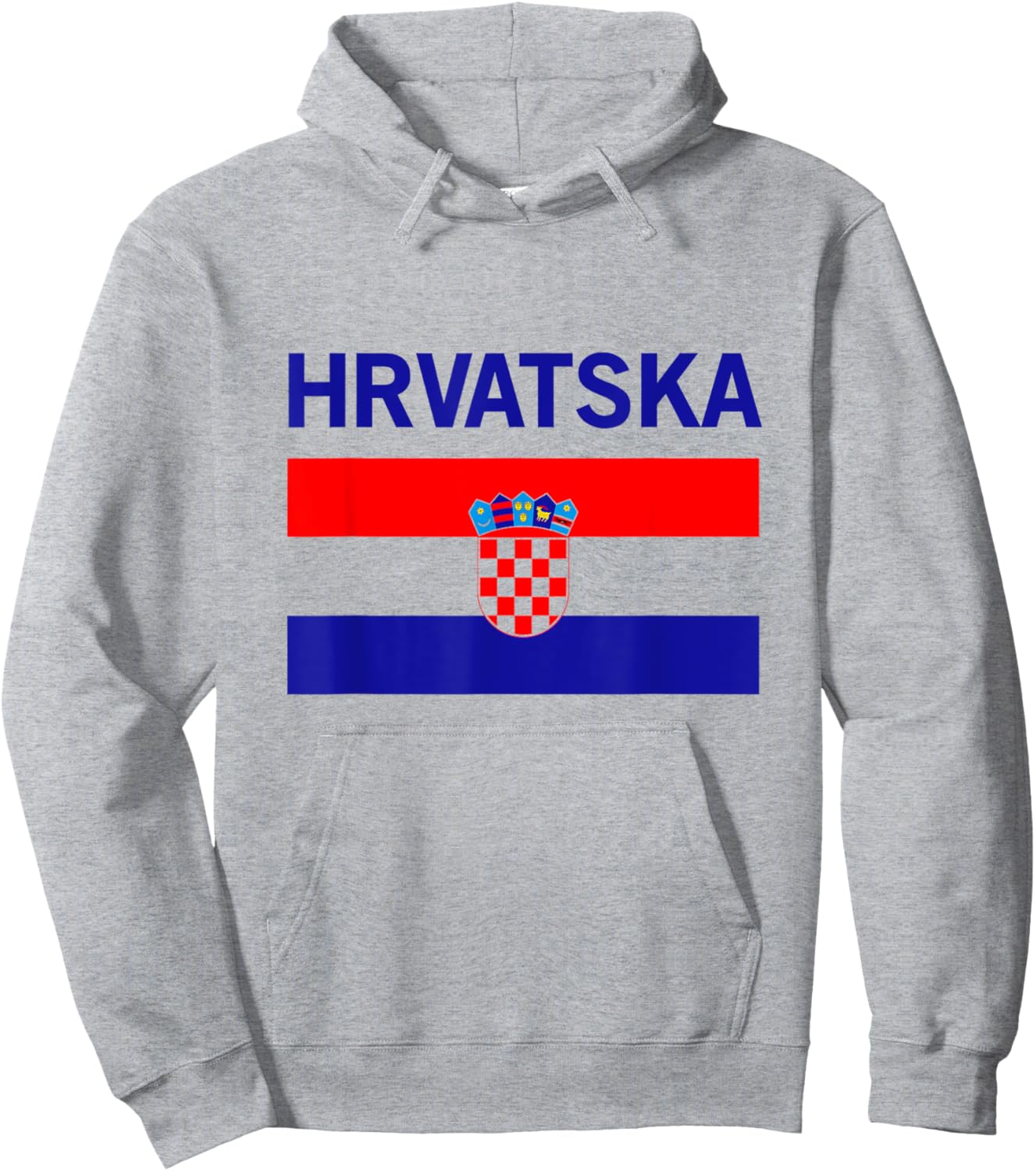 Croatia Flag Hrvatska Hoodie - Hoodie | Ash