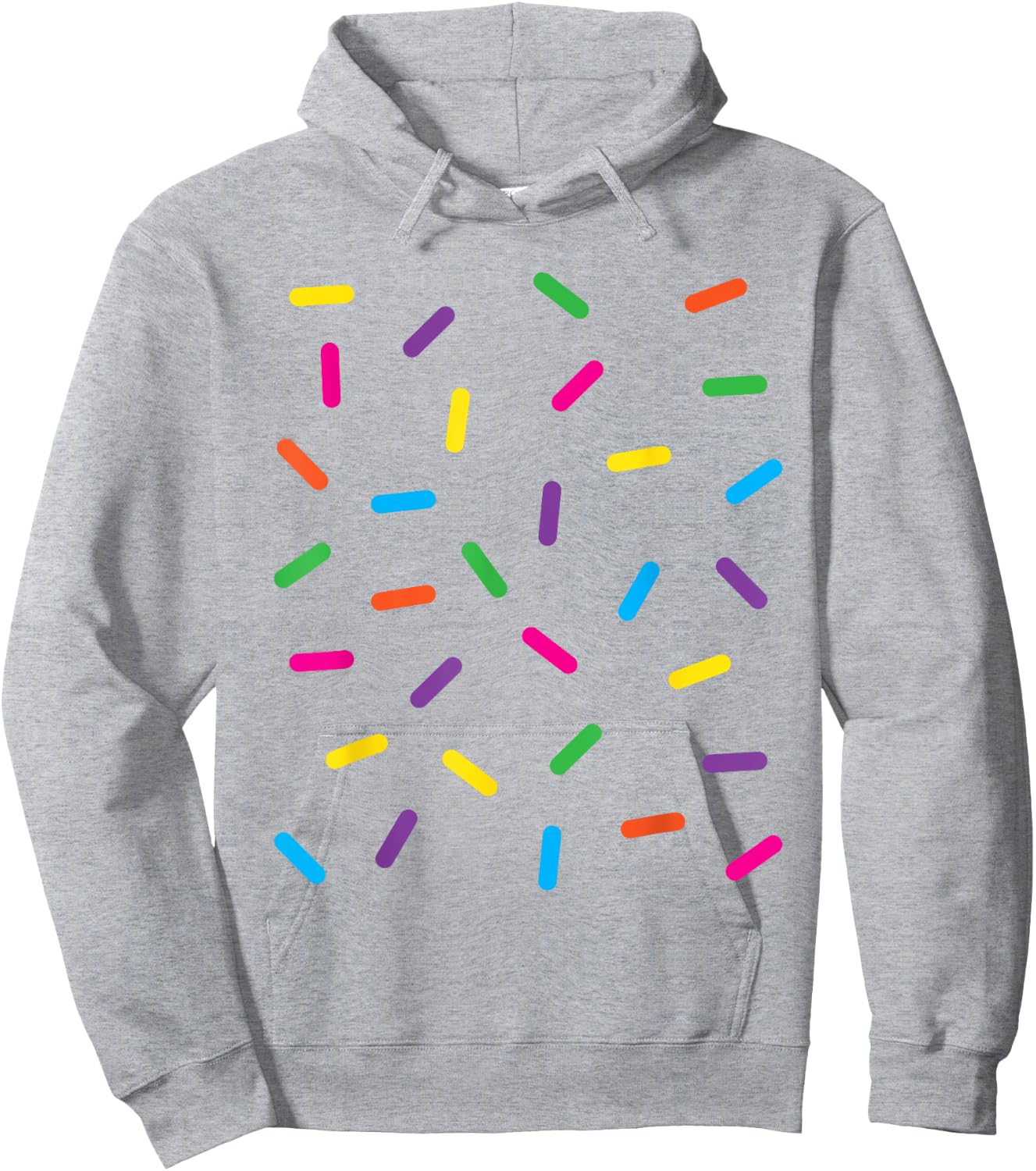 Funny Ice Cream Rainbow Sprinkles Jimmies Halloween Costume Men Women Kids Hoodie - Hoodie | Ash