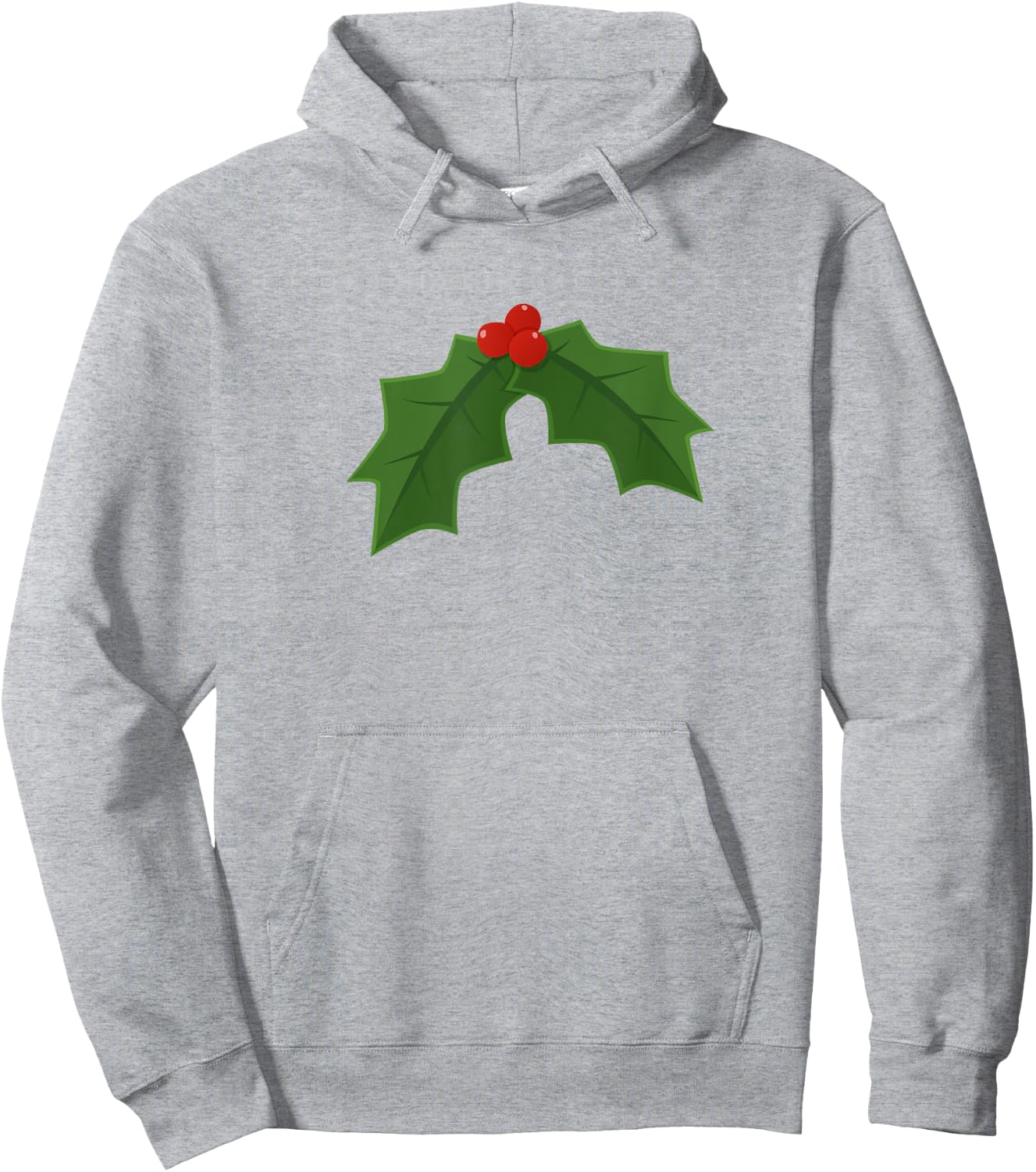 Holly - Holly and berries Christmas Hoodie - Hoodie | Ash