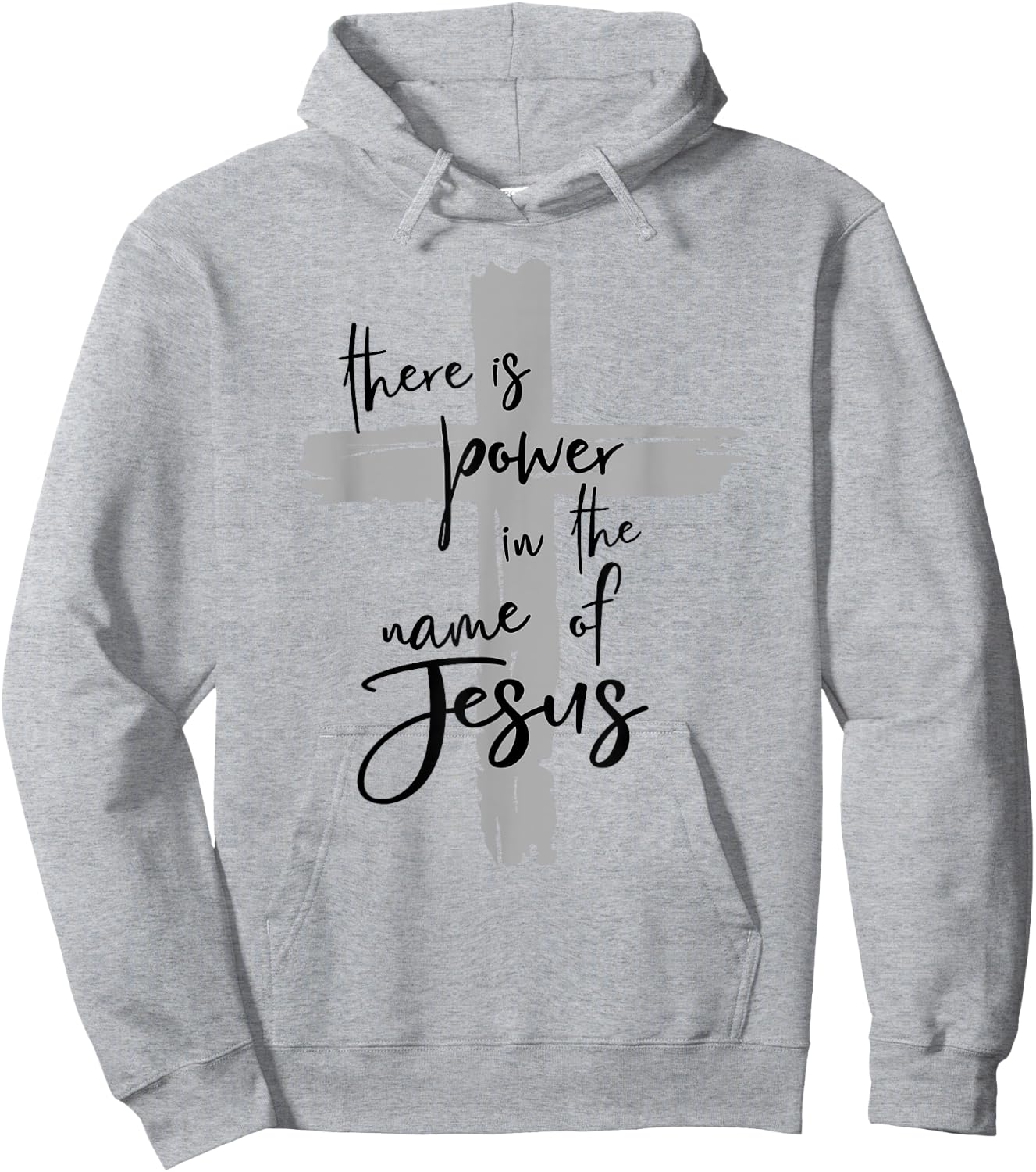 There is Power in the Name of Jesus Hoodie - Hoodie | Ash