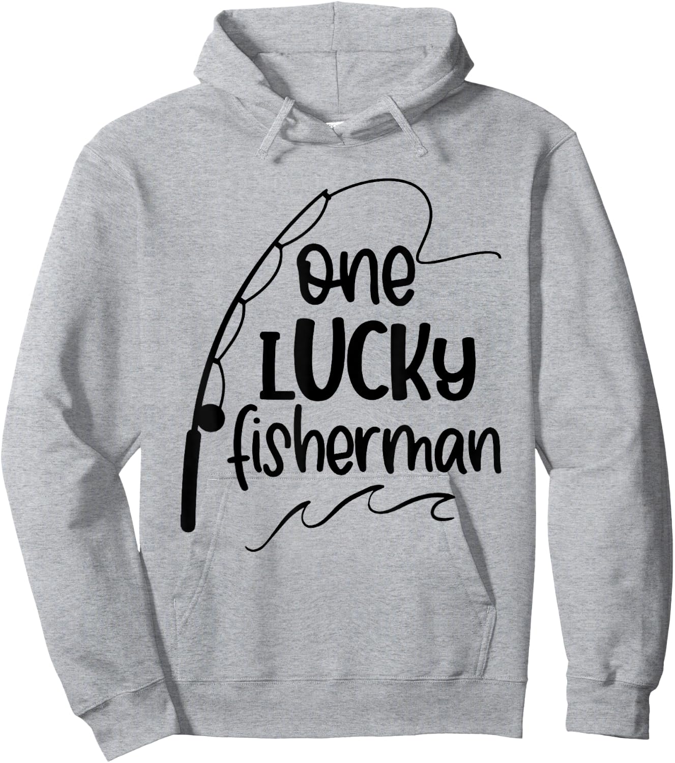 Best Catch of His Life One Lucky Fisherman Couple Matching Hoodie - Hoodie | Ash