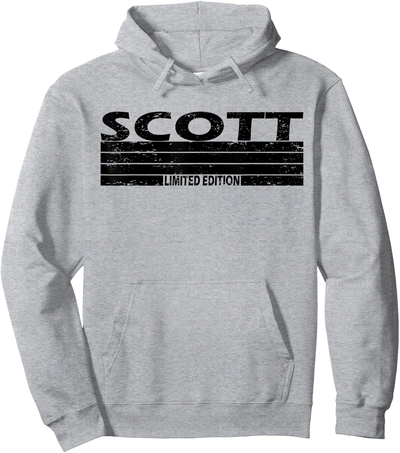 Scott Surname Limited Edition Retro Vintage Style Sunset Hoodie - Hoodie | Ash