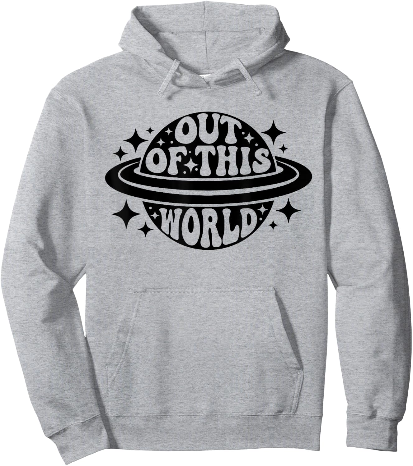 Out Of This World Groovy Funny Planet Space Geeky Astronomy Hoodie - Hoodie | Ash