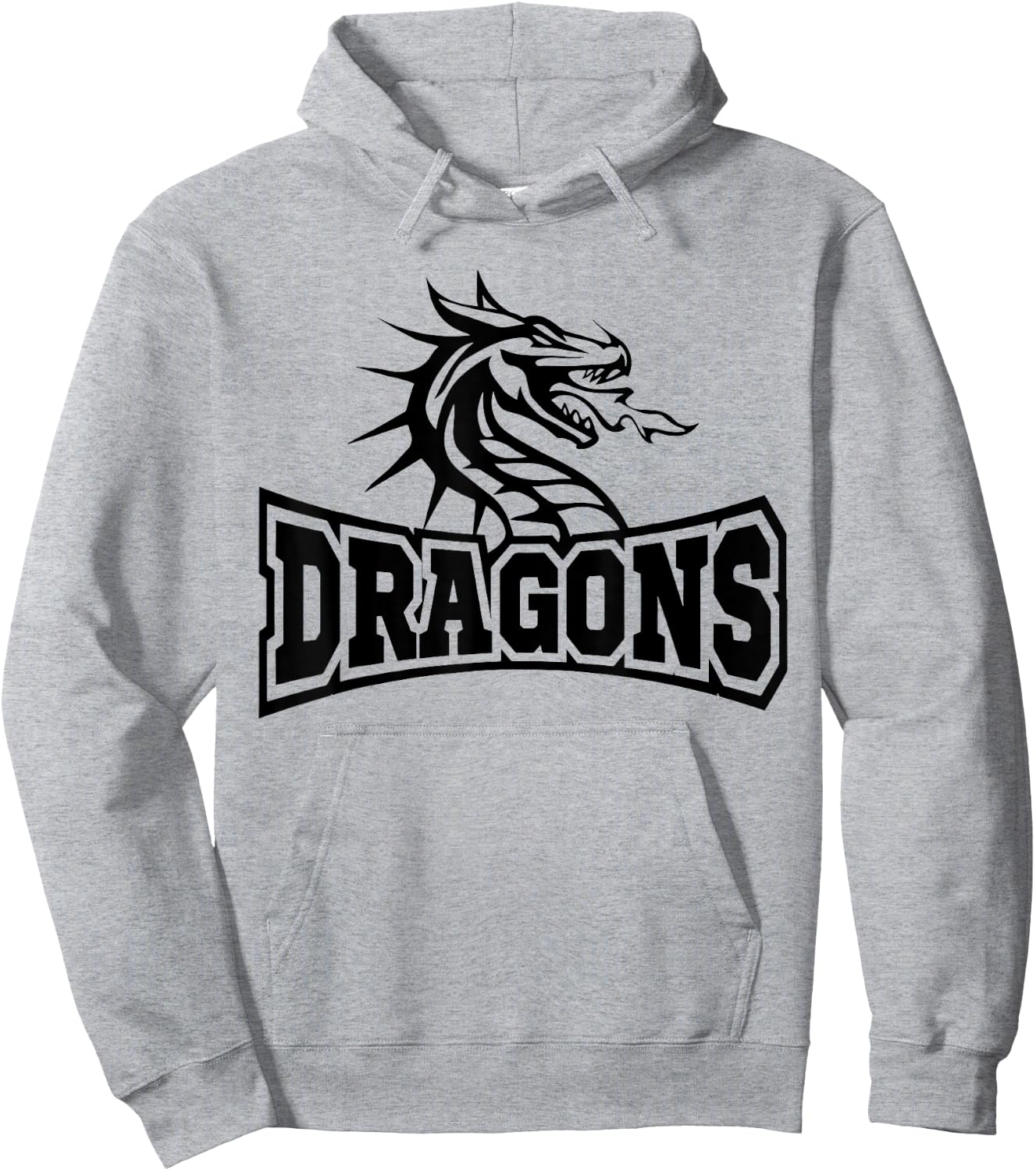 Dragon Teacher Student School Sports Fan Team Spirit Hoodie - Hoodie | Ash