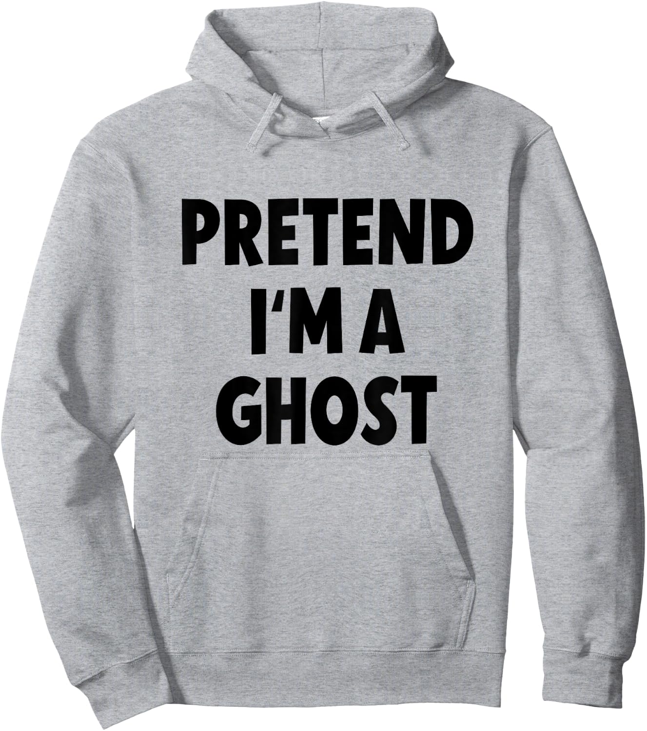 Pretend I'm a Ghost Costume Halloween Hoodie - Hoodie | Ash