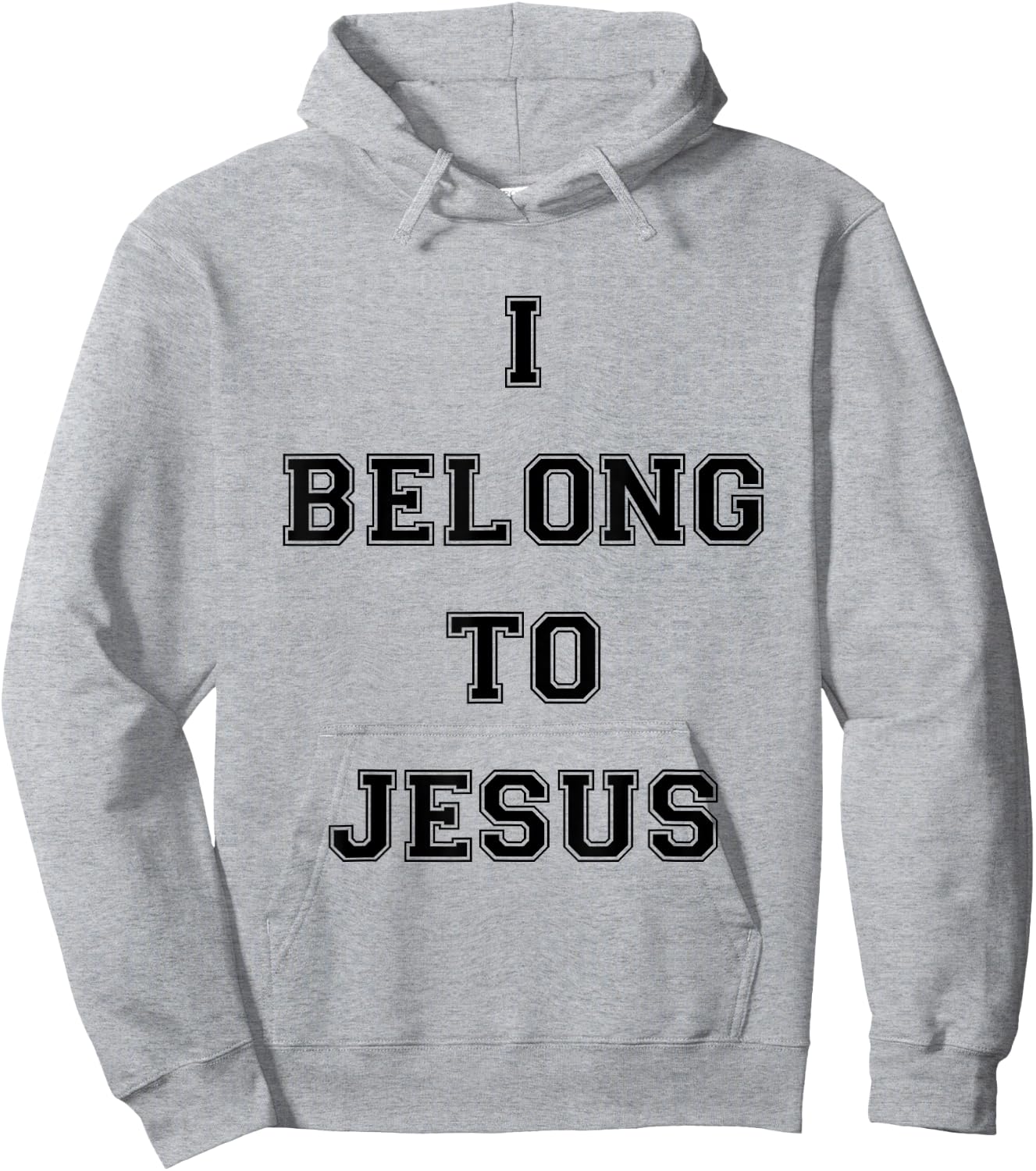 I Belong To Jesus Christian Gym Apparel Christian Dad Hoodie - Hoodie | Ash