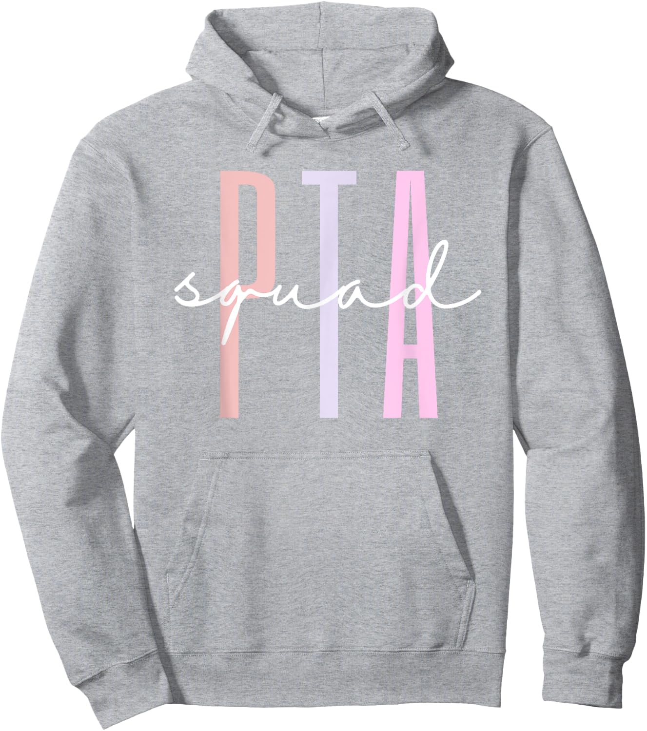 PTA Squad School Parent Teacher Matching Team Volunteers Men Women Girls Kids Hoodie - Hoodie | Ash