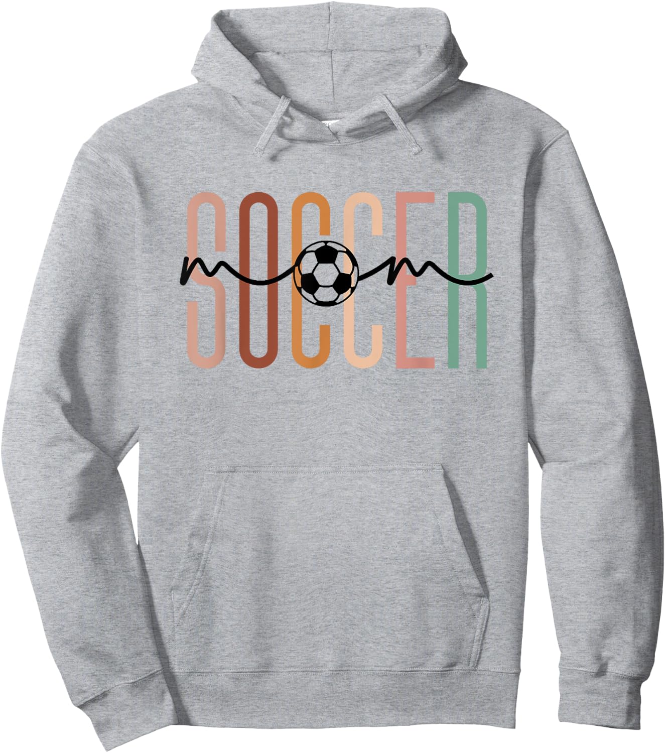 Soccer Mom Soccer Mama Cute Mom Life Soccer Hoodie - Hoodie | Ash