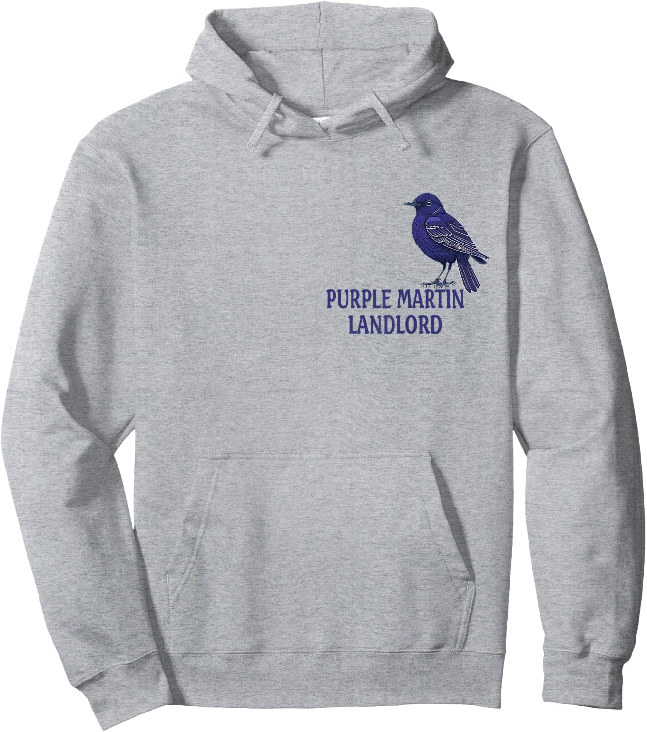 Purple Martin Landlord Purple Martin Birds Lover Adult kids Hoodie - Hoodie | Ash