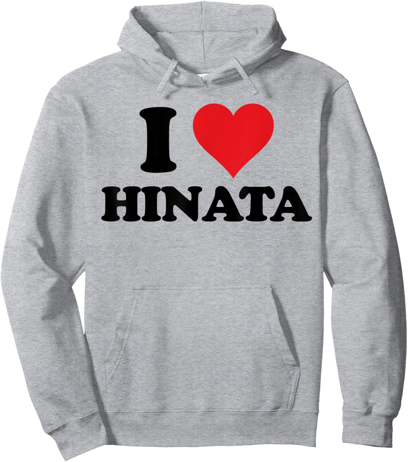 I Heart Hinata First Name I Love Personalized Stuff Hoodie - Hoodie | Ash