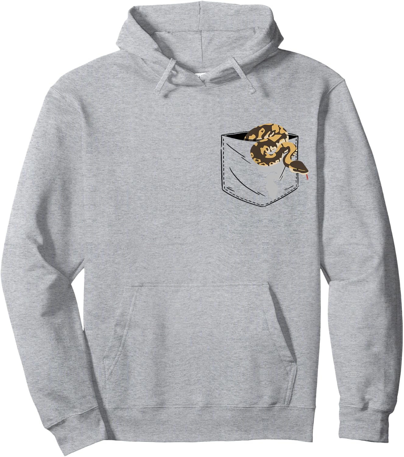 Snake In Pocket - Python Hoodie - Hoodie | Ash