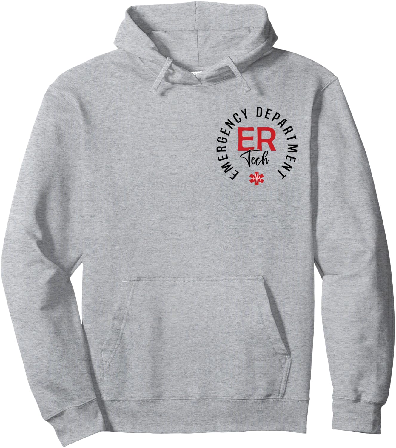 Emergency Department Tech Emergency Room Tech ER Tech Hoodie - Hoodie | Ash