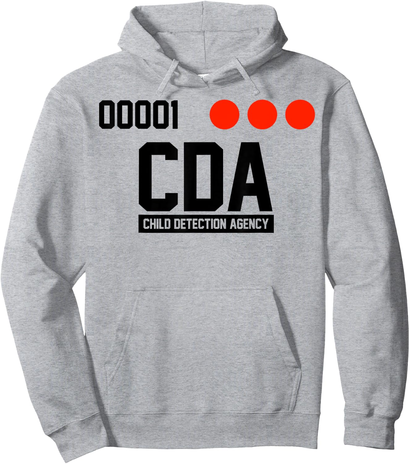 C D A Child Detection Agency Hoodie - Hoodie | Ash