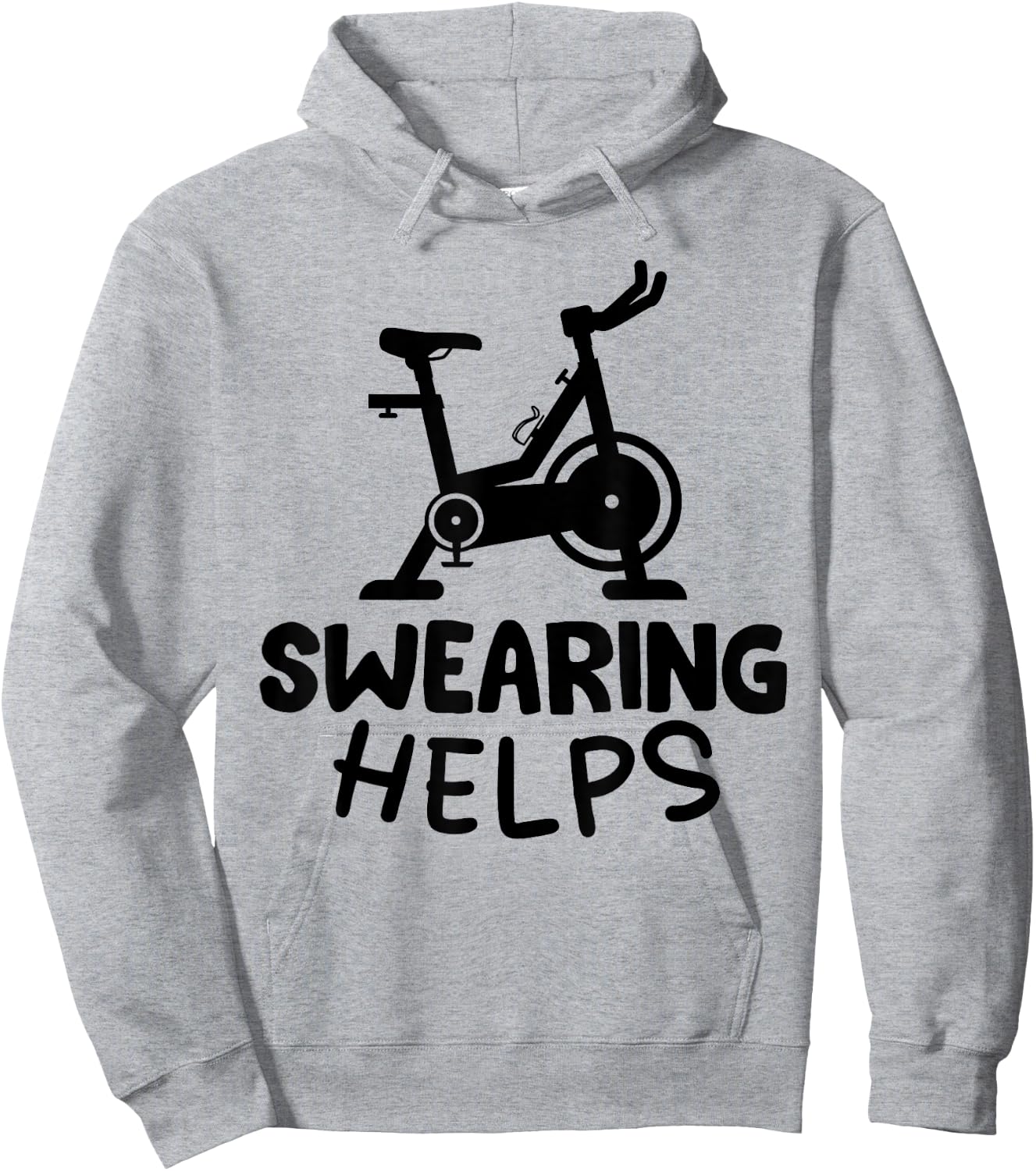 Funny Spin Class Rhythm Cycling Workout Stationary Spin Bike Hoodie - Hoodie | Ash