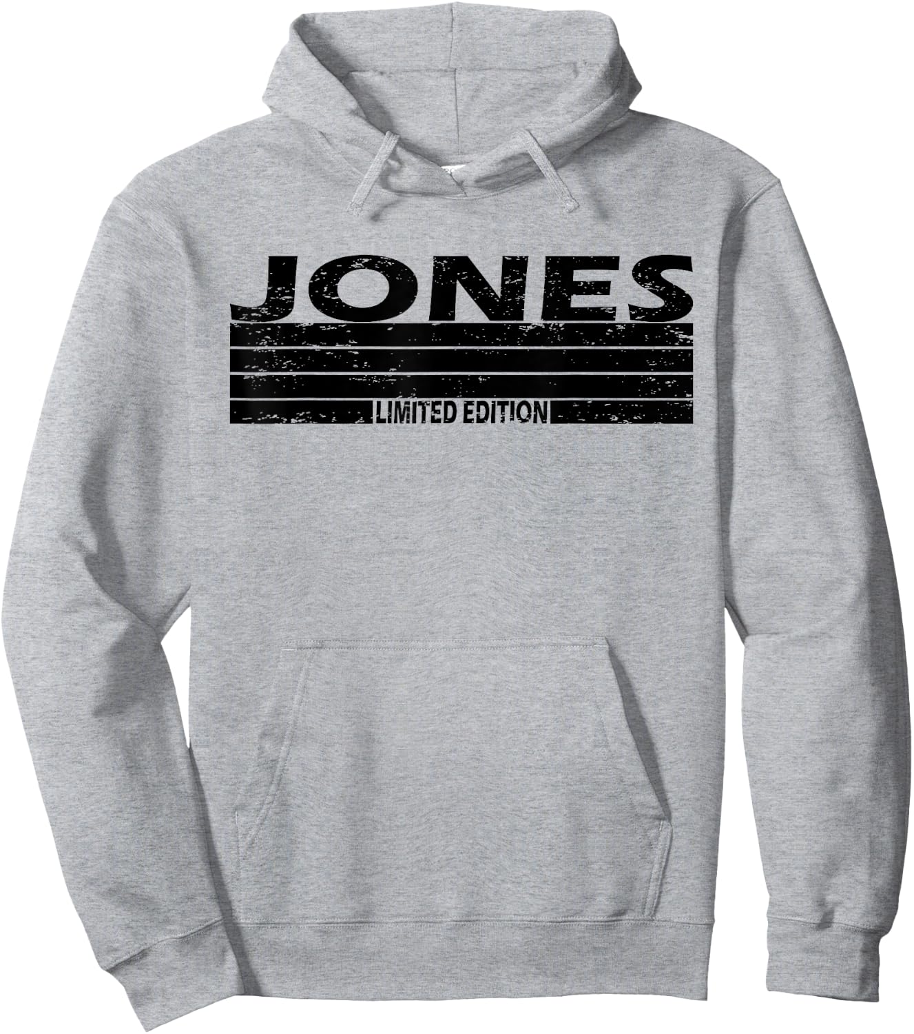 Jones Surname Limited Edition Retro Vintage Style Sunset Hoodie - Hoodie | Ash