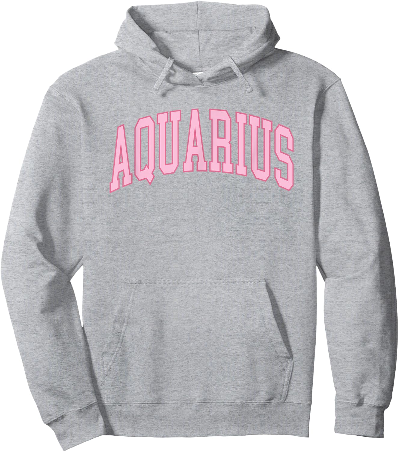 Aquarius Zodiac Horoscope Pink Retro Preppy Throwback Hoodie - Hoodie | Ash