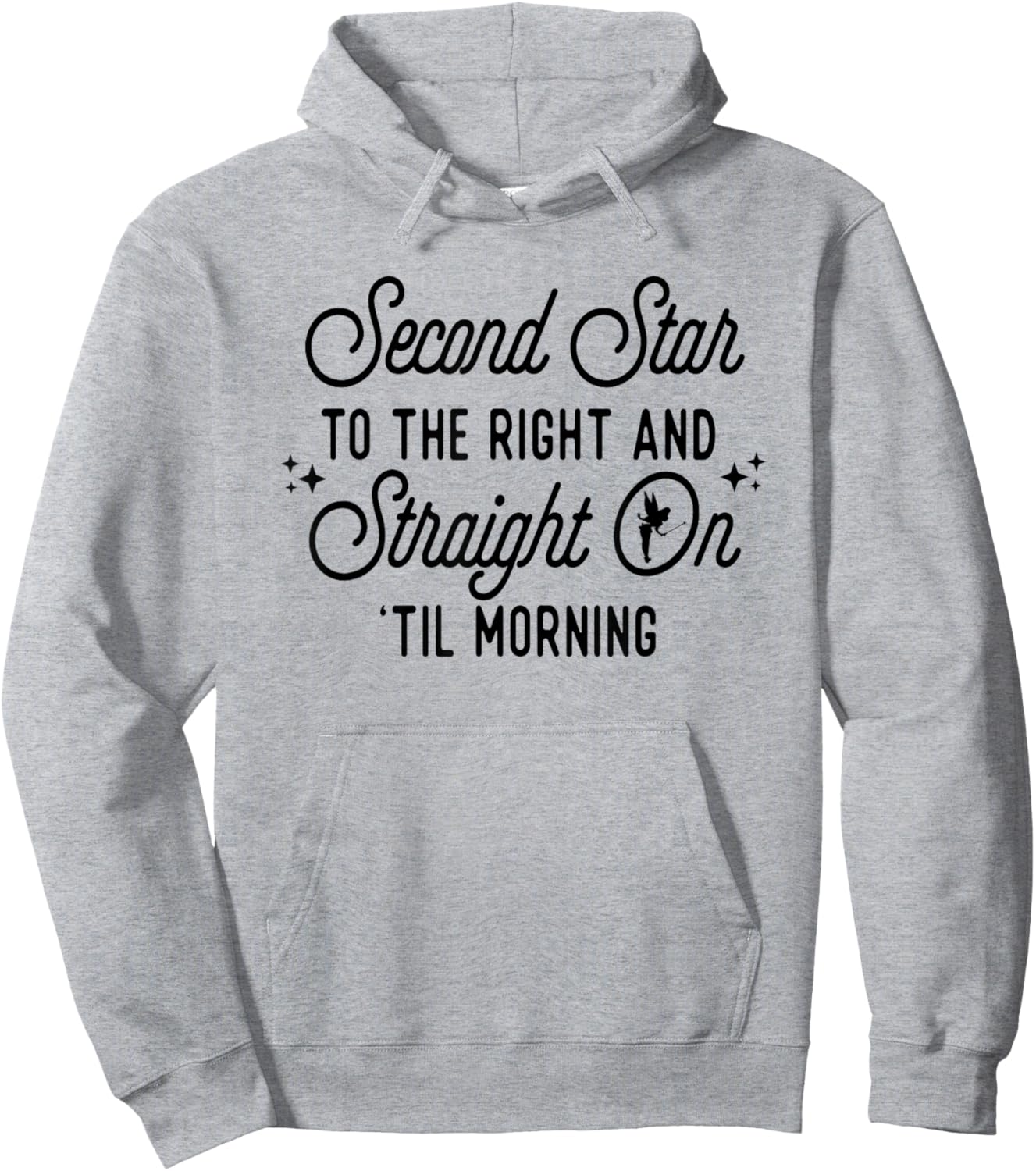 Second Star To The Right You Can Fly Magical Hoodie - Hoodie | Ash
