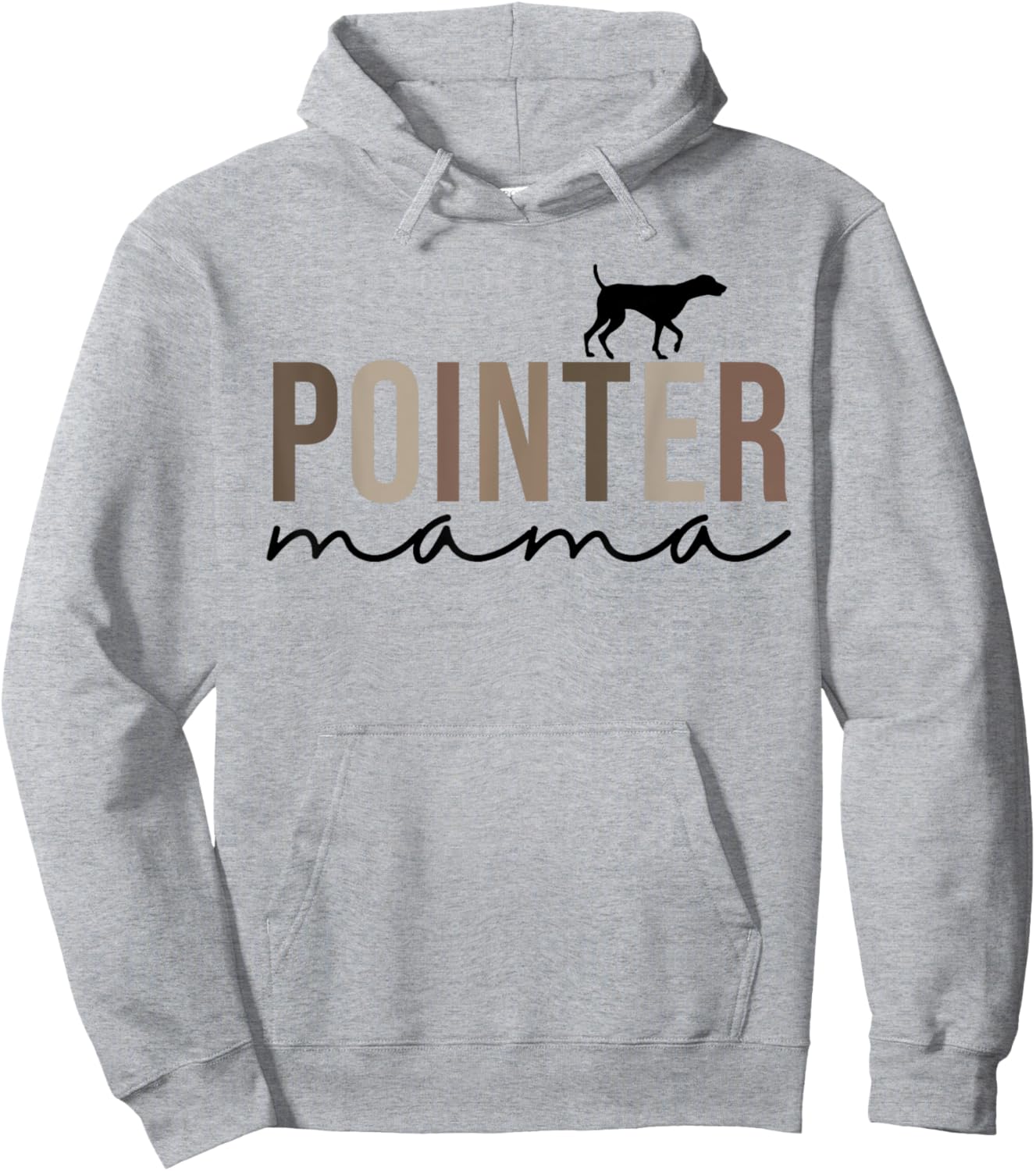 Women German Shorthaired Pointer Dog Mom, Cute Pointer Mama Hoodie - Hoodie | Ash