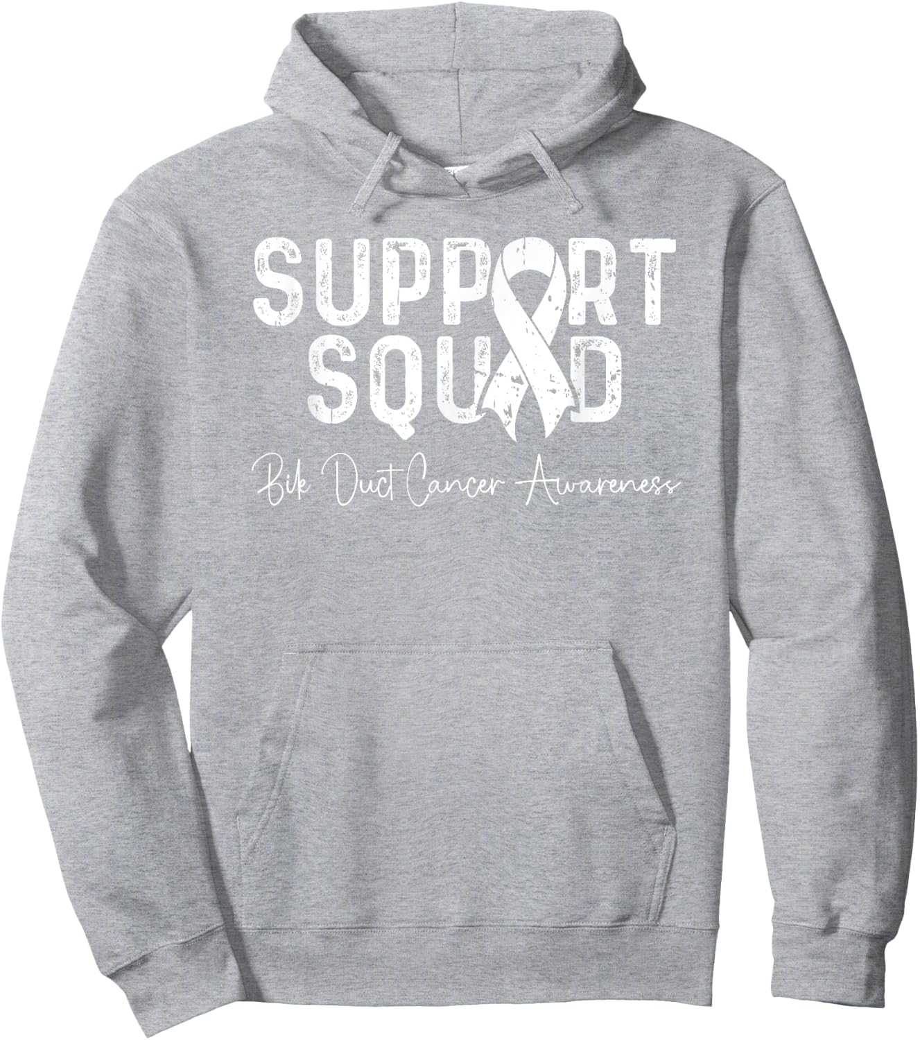 Bile Duct Cancer Support Squad Cholangiocarcinoma Hoodie - Hoodie | Ash