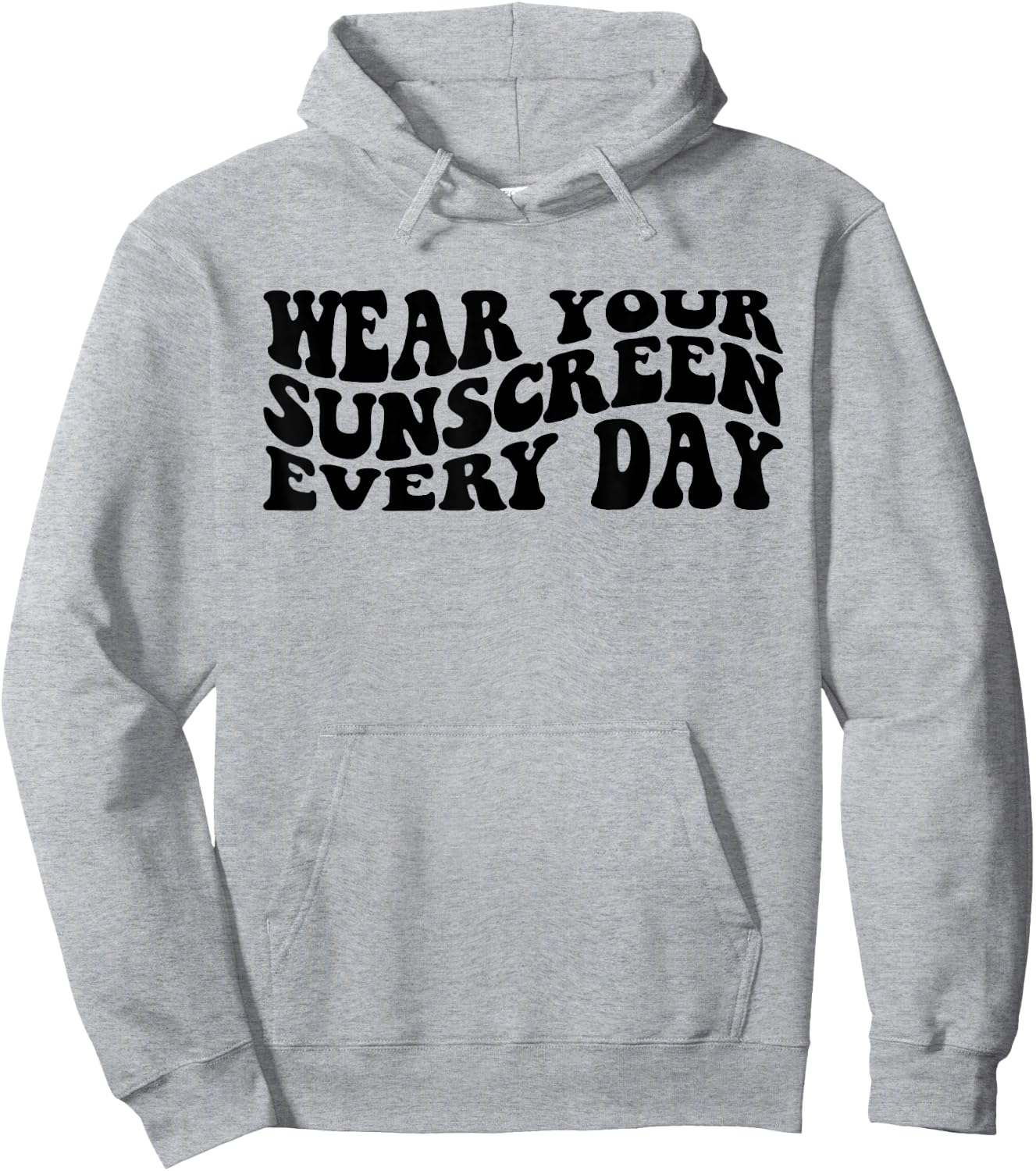 Wear Your Sunscreen SPF Dermatologist Sunscreen Hoodie - Hoodie | Ash